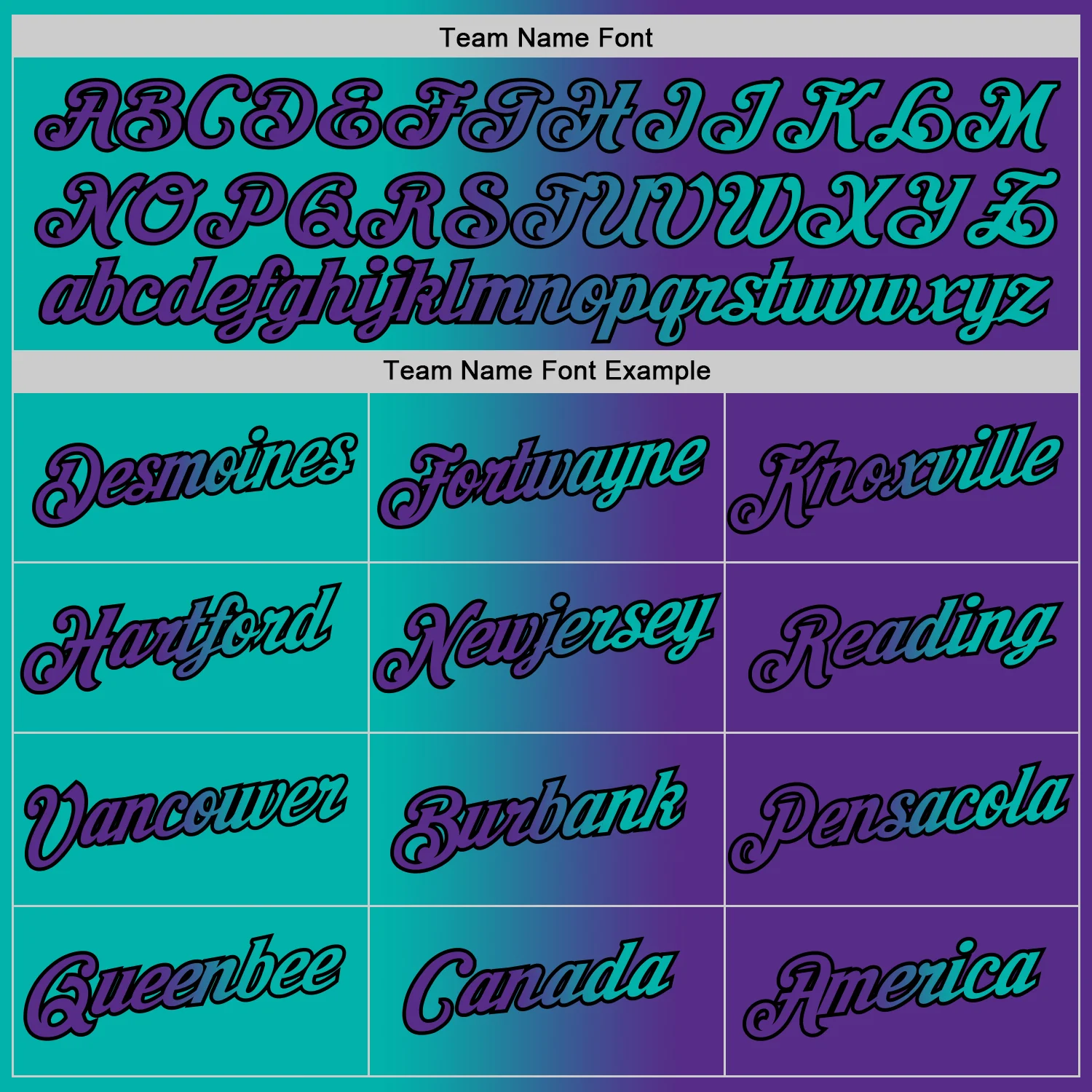 Custom Purple Aqua-Black Gradient Fashion Performance T-Shirt - Image 3