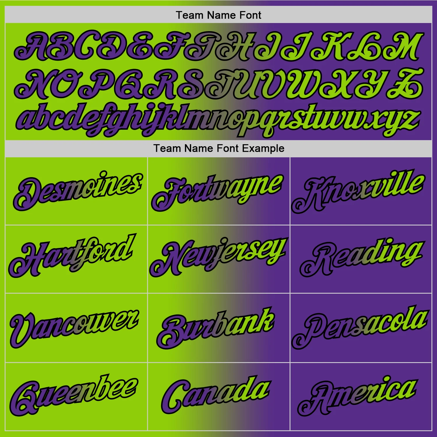 Custom Purple Neon Green-Black Gradient Fashion Performance T-Shirt - Image 4