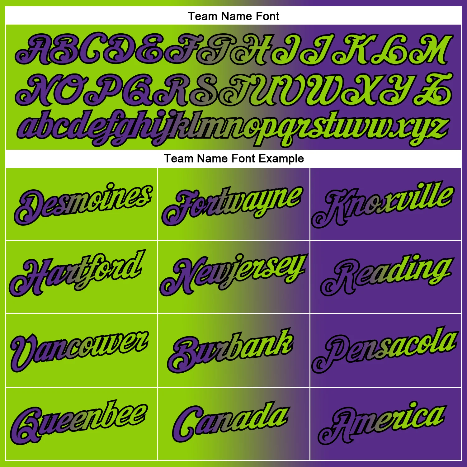 Custom Purple Neon Green-Black Gradient Fashion Performance T-Shirt - Image 3