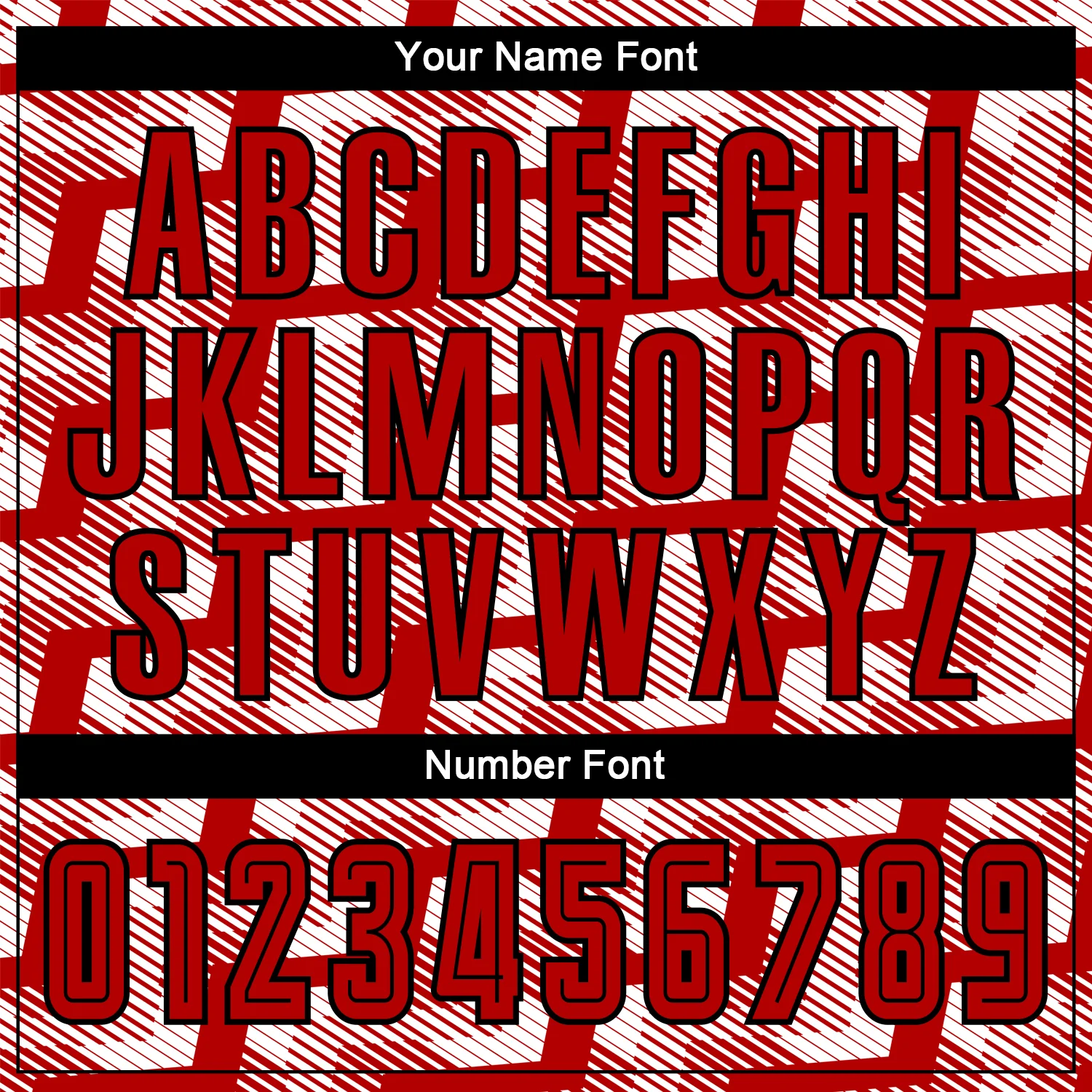 Custom Red Black-White Line Sublimation Soccer Uniform Jersey - Image 6