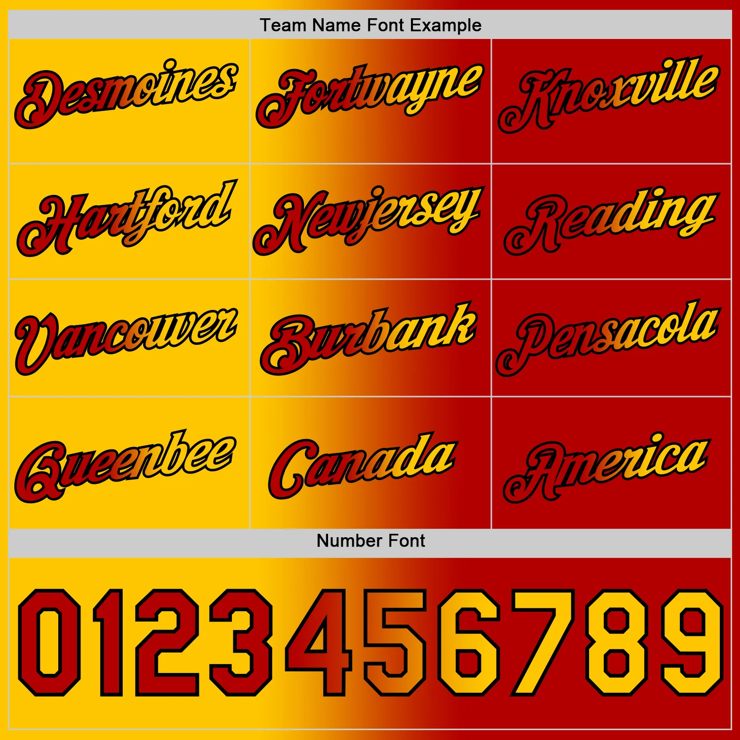 Custom Red Yellow-Black Gradient Fashion Performance T-Shirt - Image 4
