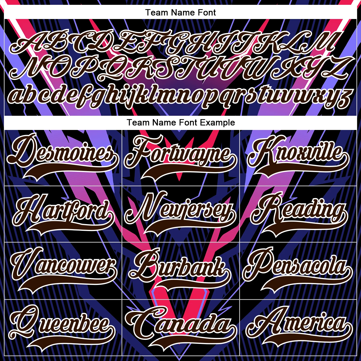 Custom Royal Brown Black Red Purple-White Cyber Mecha E-sport Hockey Jersey - Image 6