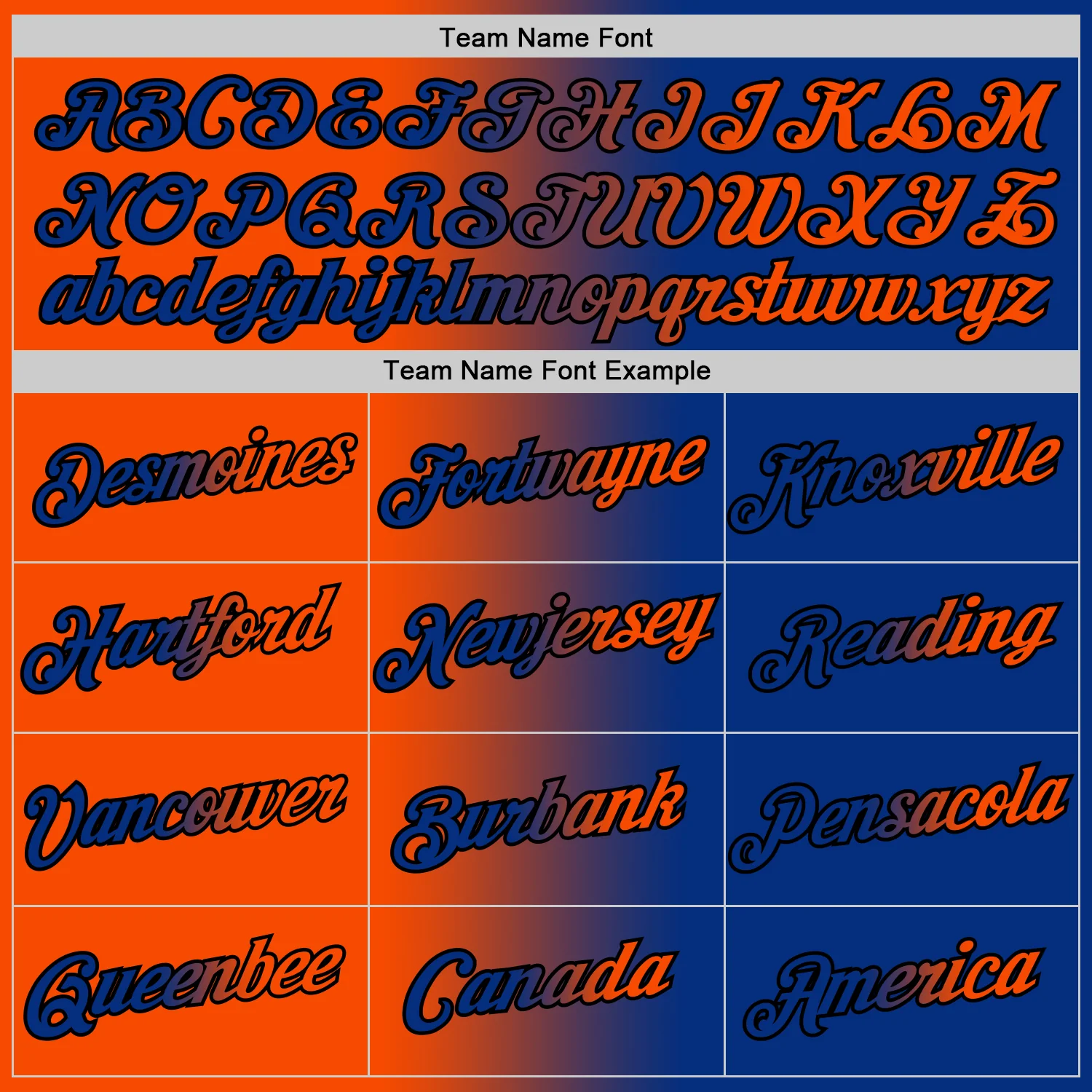 Custom Royal Orange-Black Gradient Fashion Performance T-Shirt - Image 3