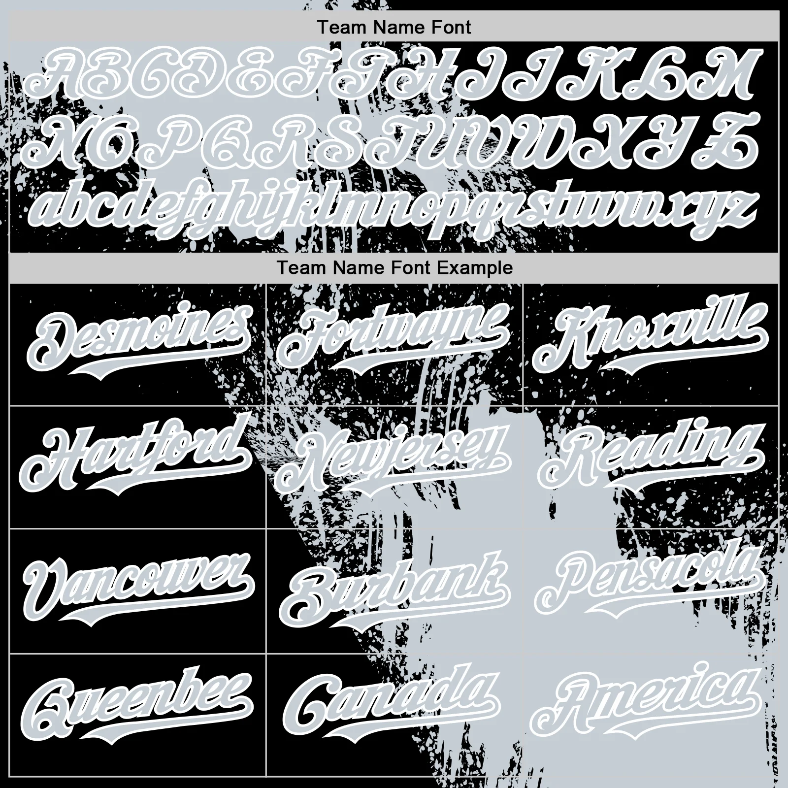 Custom Silver Black-White 3D Pattern Design Abstract Brush Stroke Authentic Baseball Jersey - Image 4