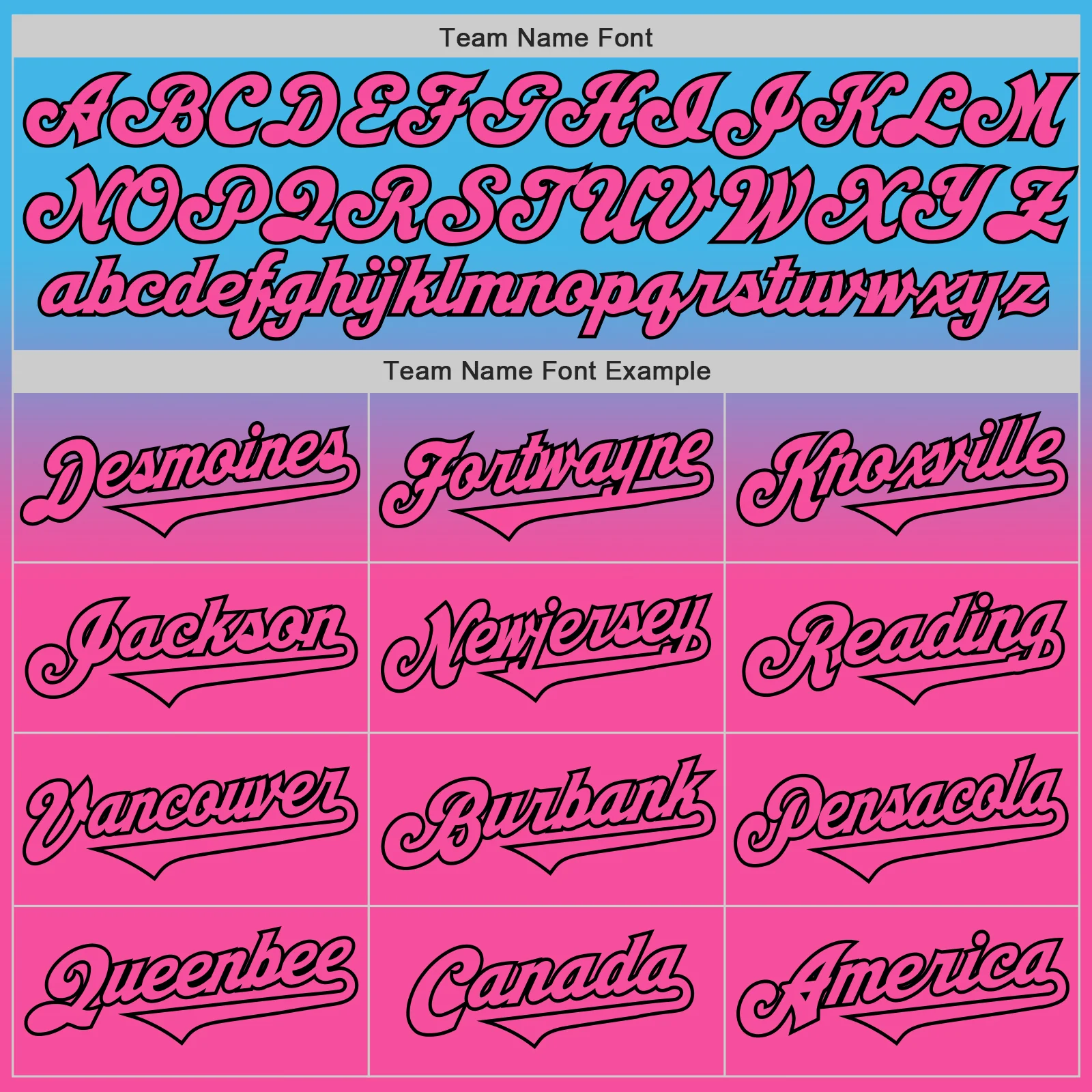 Custom Sky Blue Pink-Black Authentic Fade Fashion Baseball Jersey - Image 4