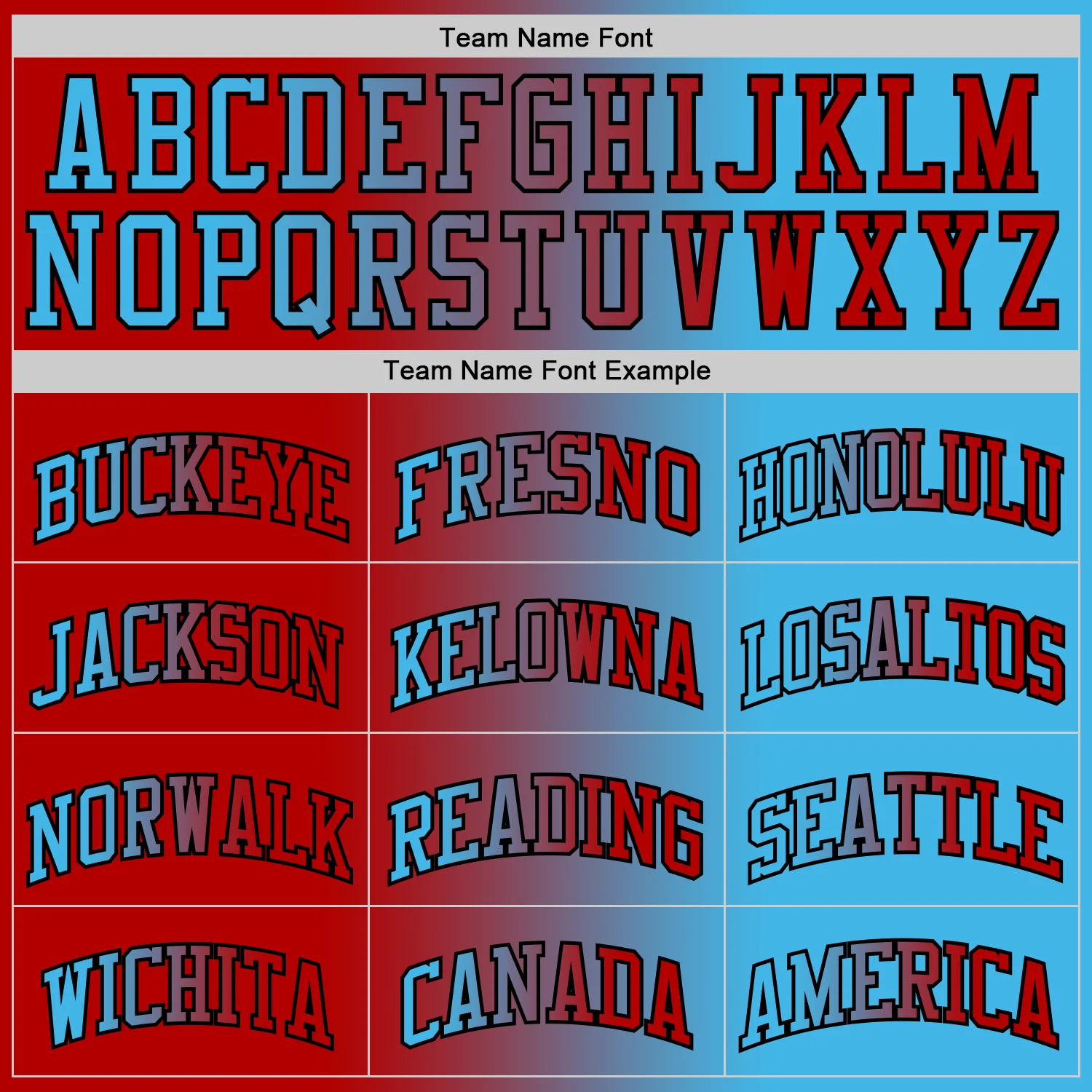 Custom Sky Blue Red-Black Authentic Gradient Fashion Basketball Jersey - Image 4