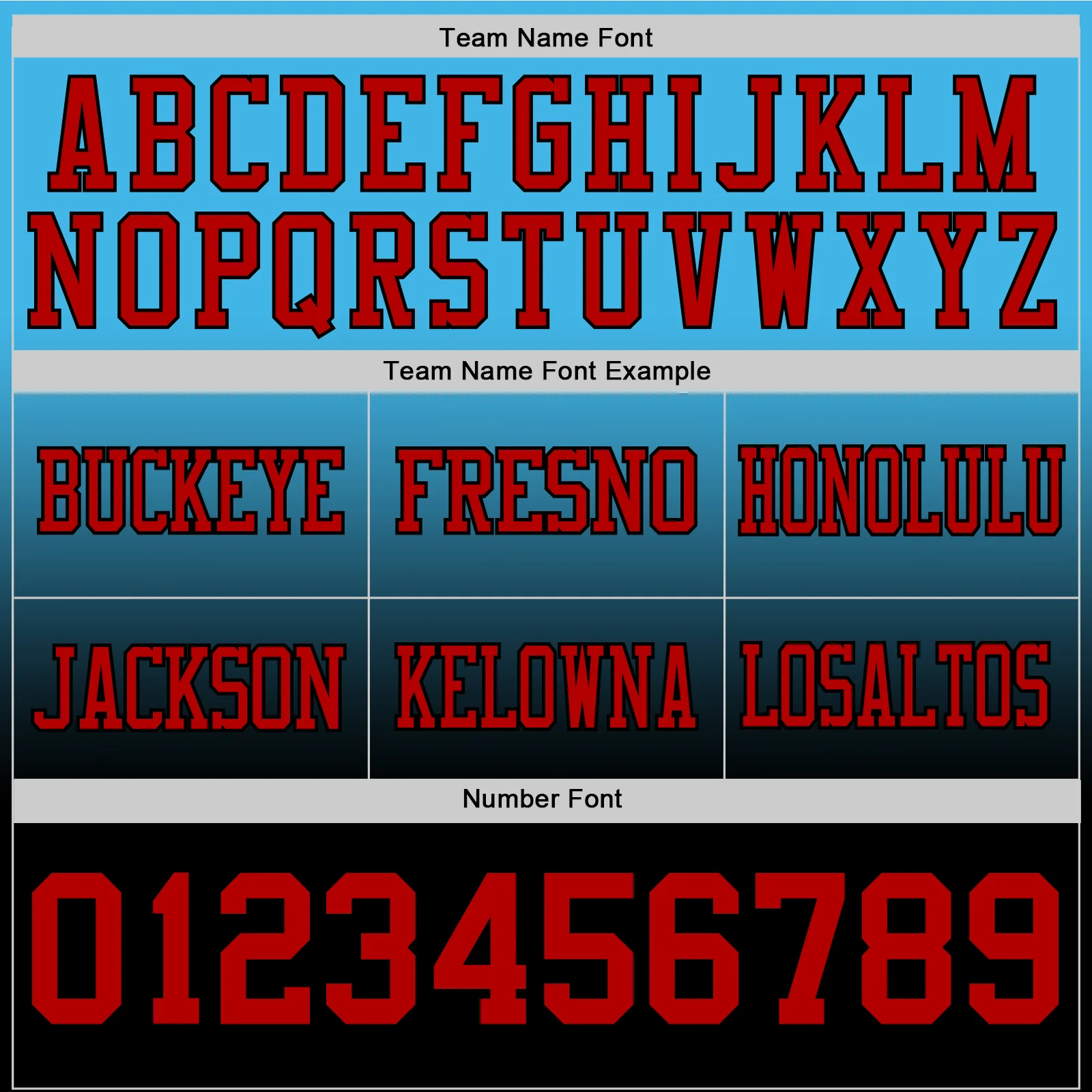 Custom Sky Blue Red-Black Authentic Fade Fashion Football Jersey - Image 3
