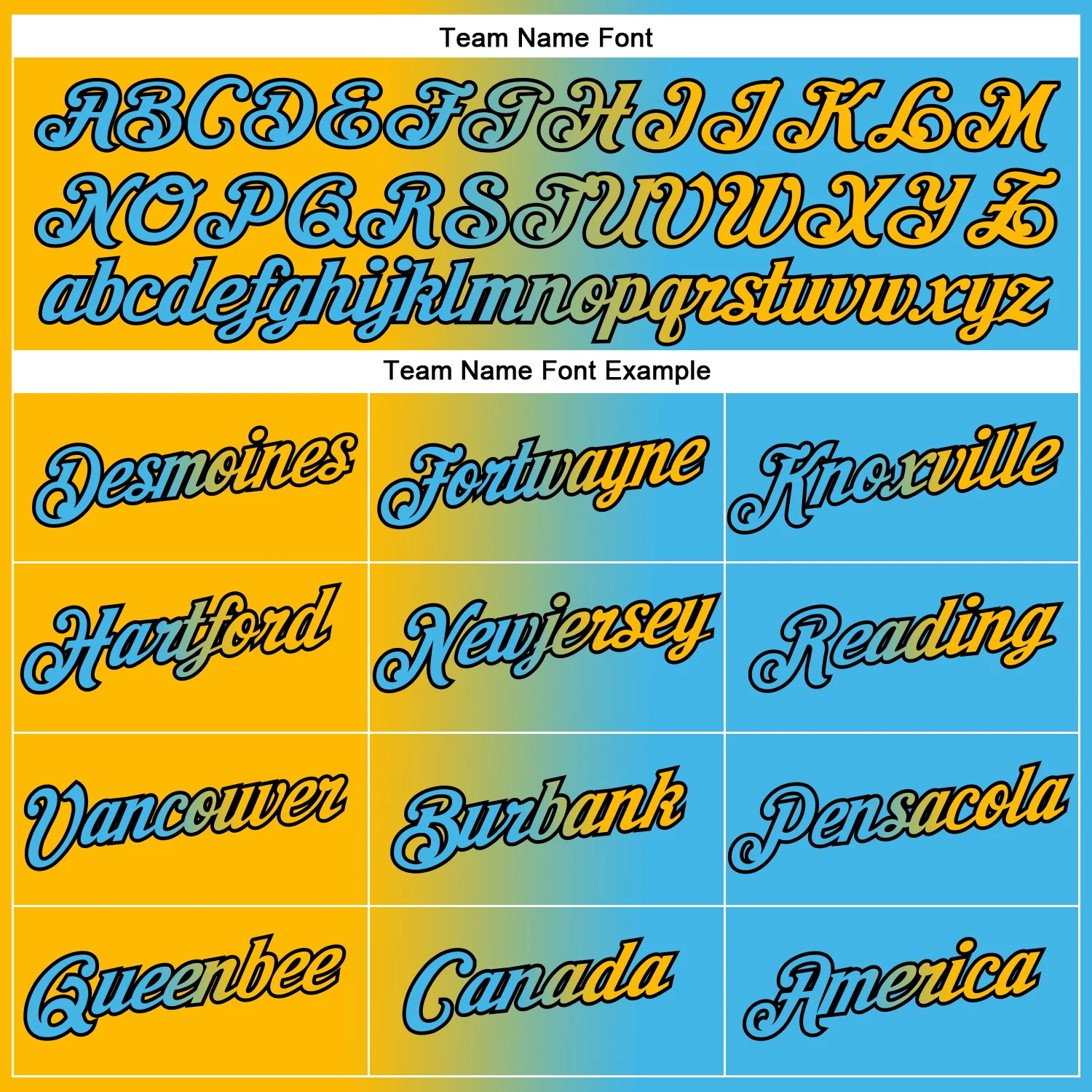 Custom Sky Blue Gold-Black Gradient Fashion Performance T-Shirt - Image 3