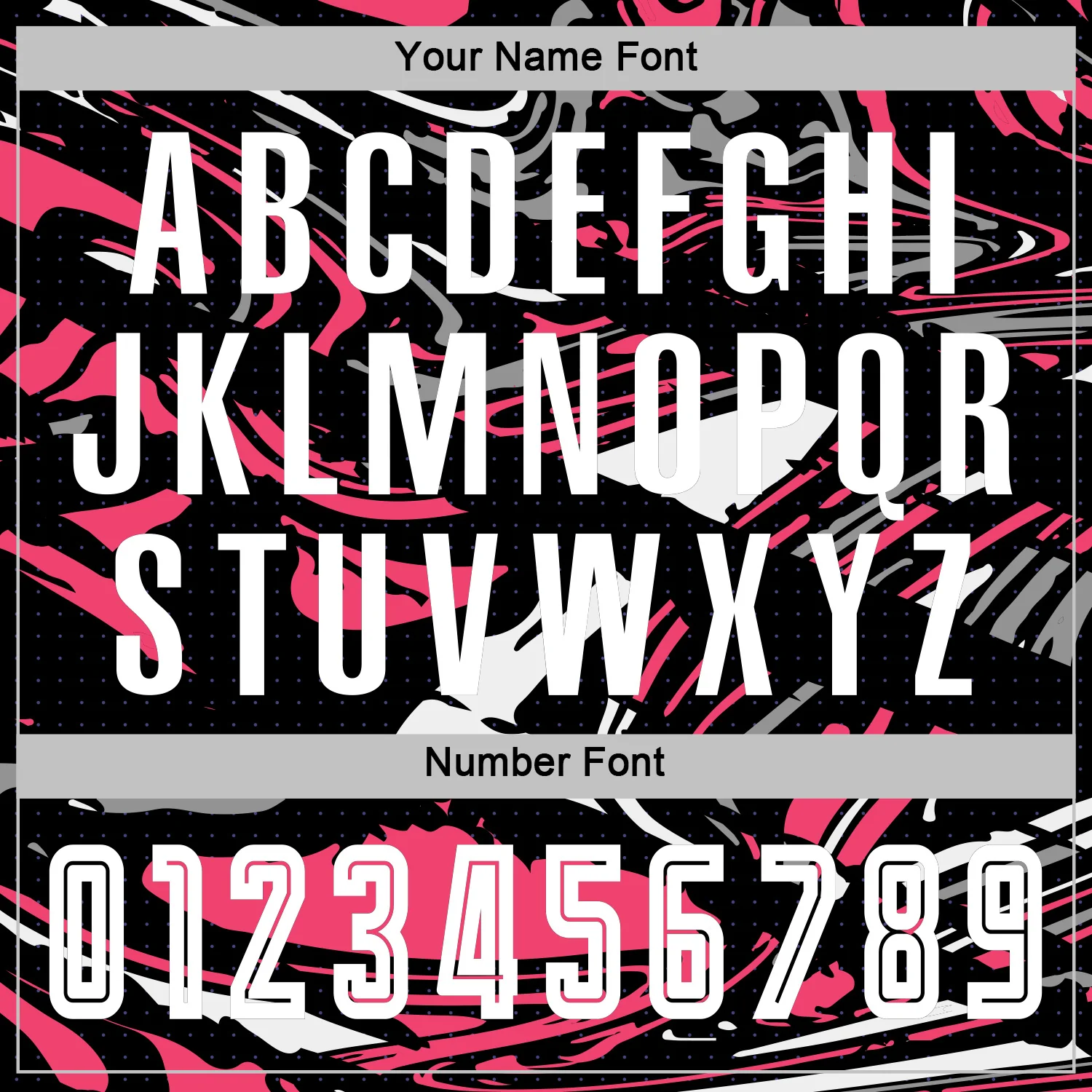 Custom Figure White Black-Neon Pink Fluid Art Splash Sublimation Soccer Uniform Jersey - Image 6