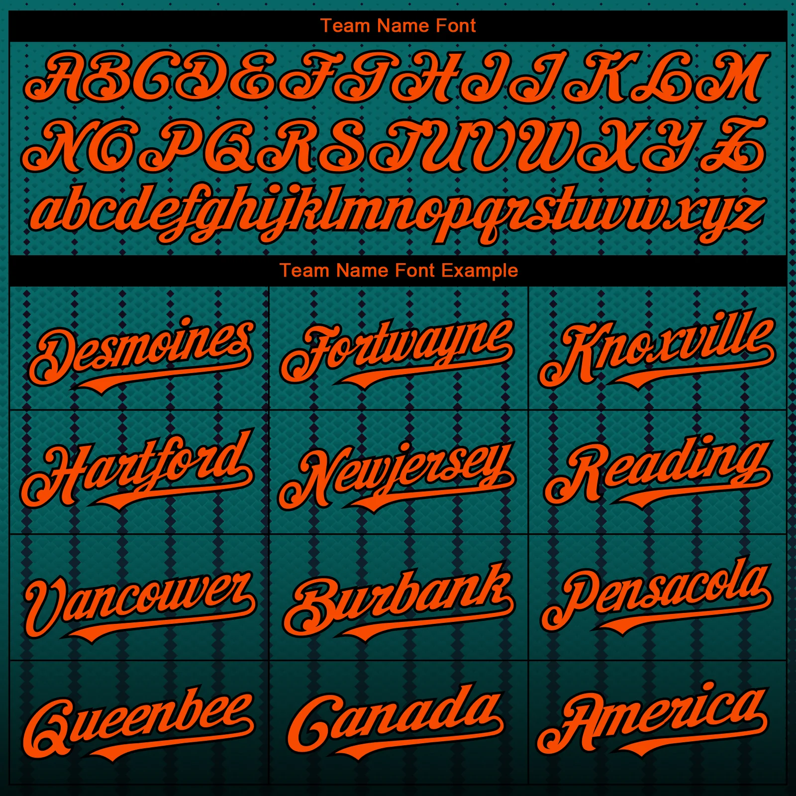 Custom Teal Orange-Black 3D Pattern Design Gradient Geometric Shape Authentic Baseball Jersey - Image 4