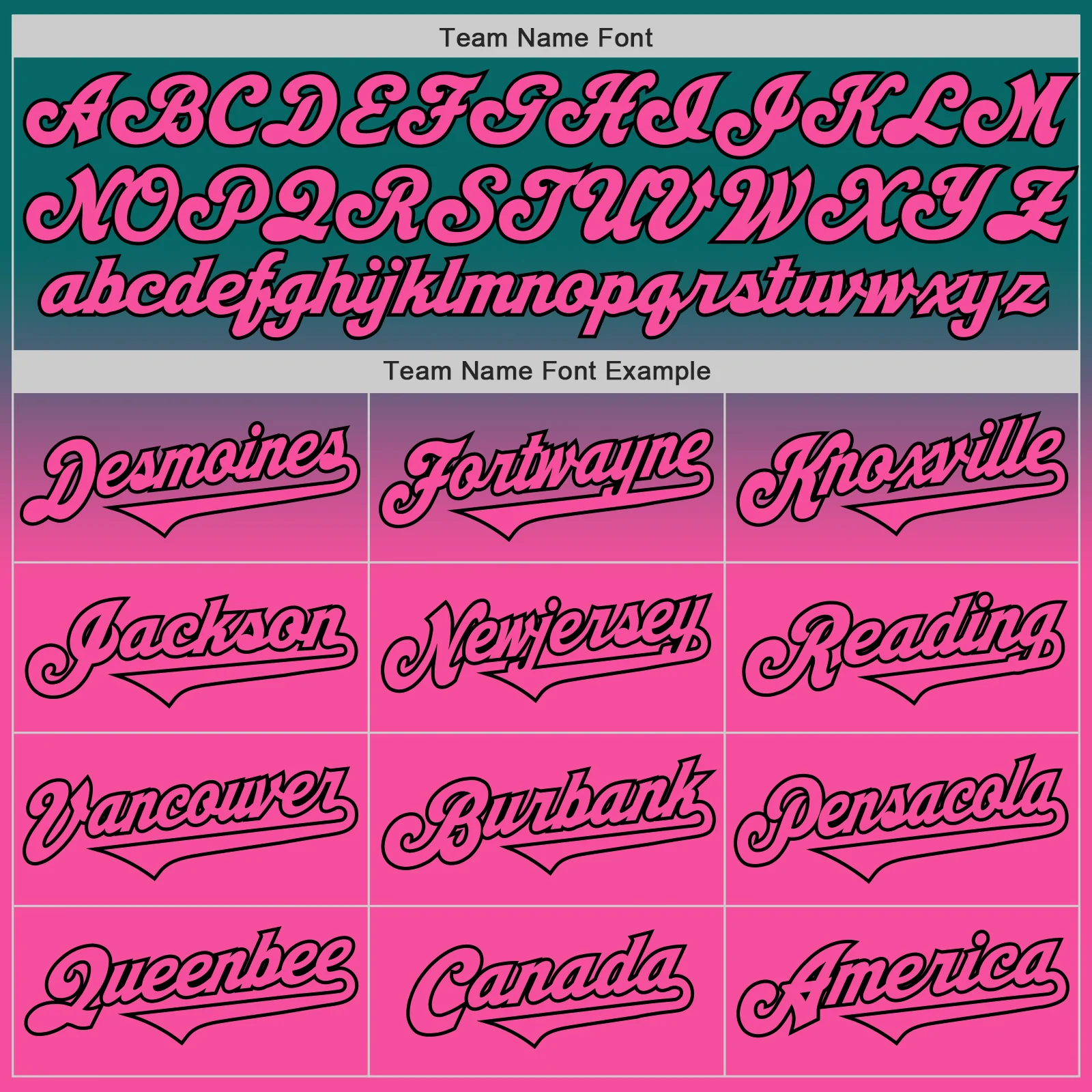 Custom Teal Pink-Black Authentic Fade Fashion Baseball Jersey - Image 4