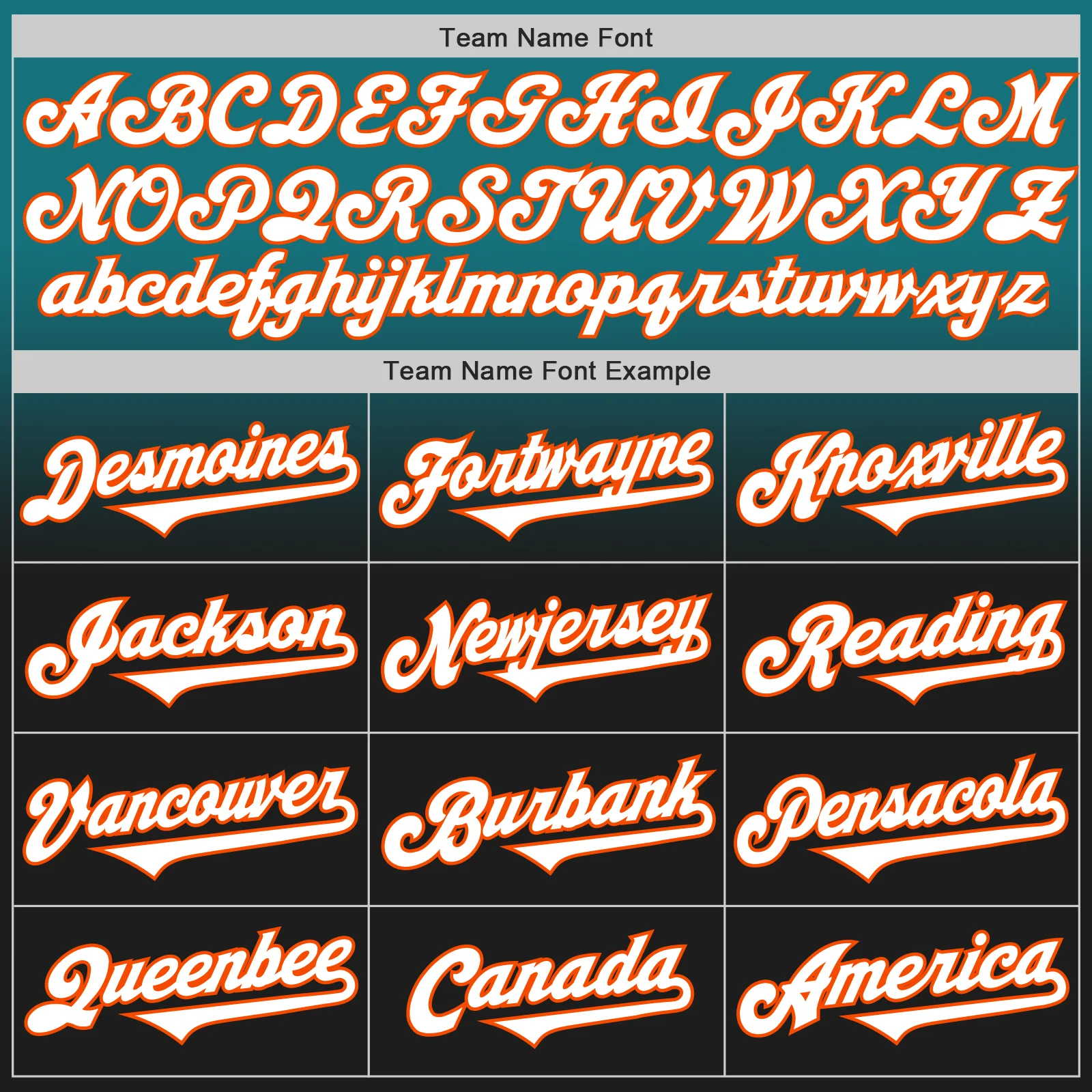 Custom Teal Black-Orange Authentic Fade Fashion Baseball Jersey - Image 4