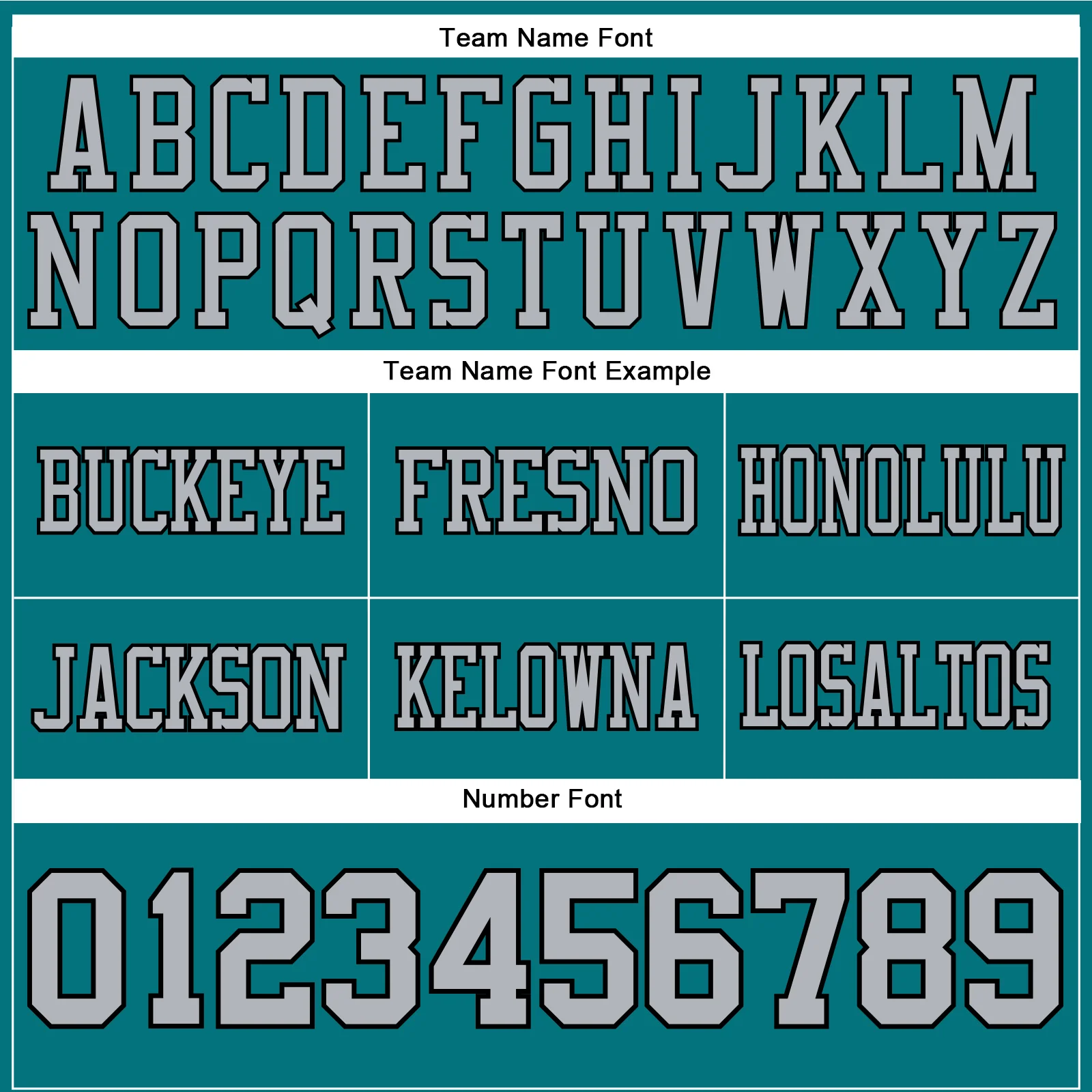 Custom Teal Gray-Black Authentic Football Jersey - Image 4