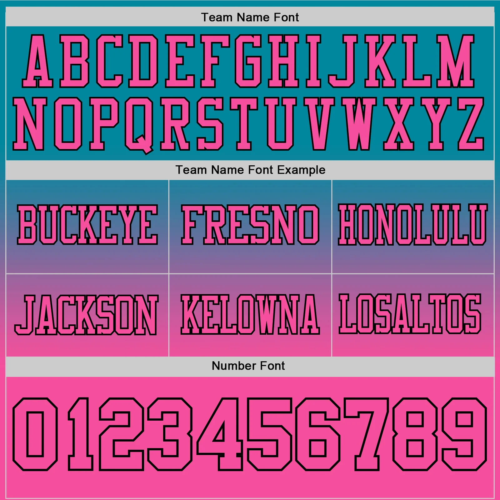 Custom Teal Pink-Black Authentic Fade Fashion Football Jersey - Image 3
