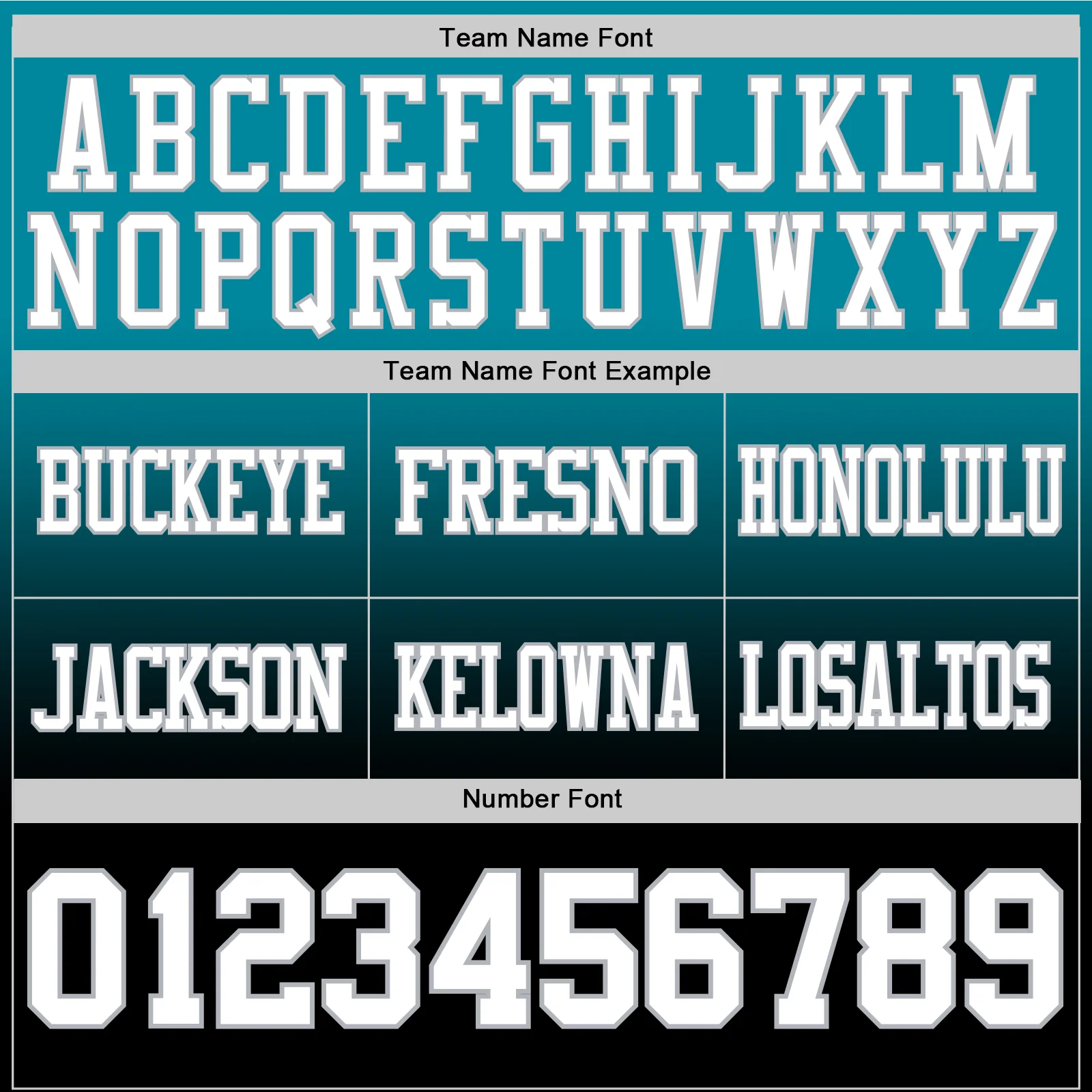 Custom Teal White Black-Gray Authentic Fade Fashion Football Jersey - Image 3