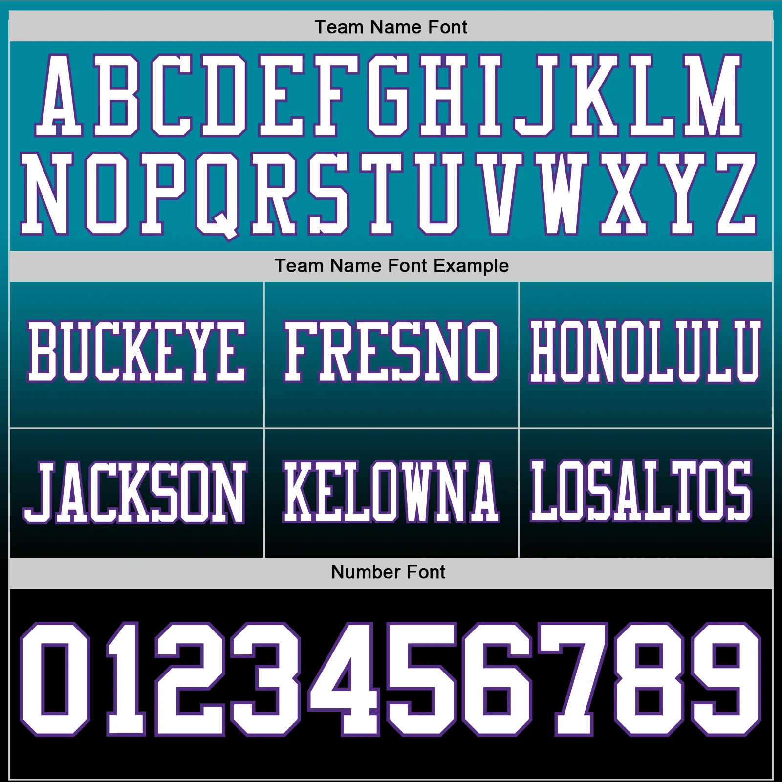 Custom Teal White Black-Purple Authentic Fade Fashion Football Jersey - Image 3