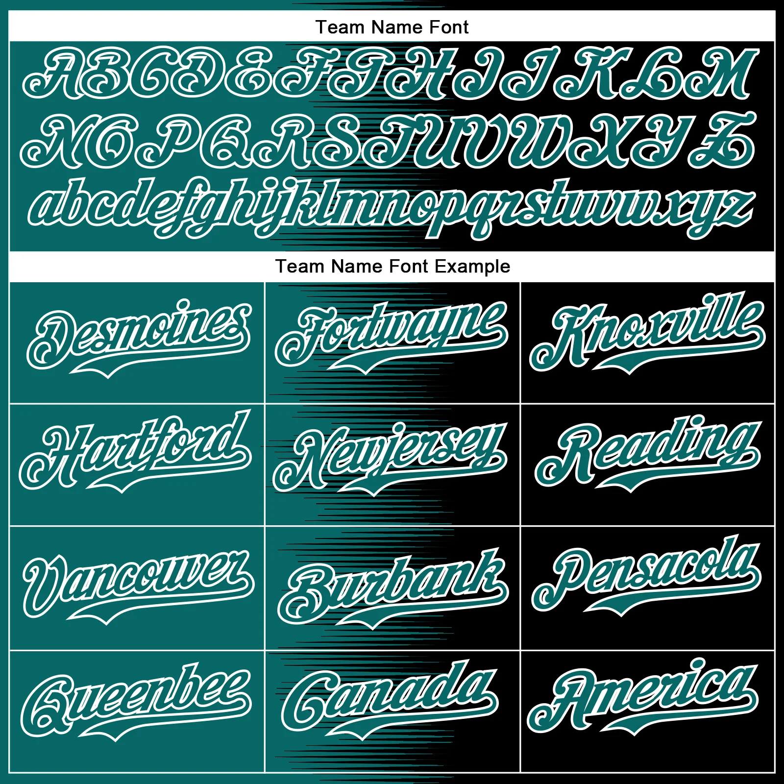 Custom Teal Black-White Gradient Line Bomber Full-Snap Varsity Letterman Hoodie Jacket - Image 5