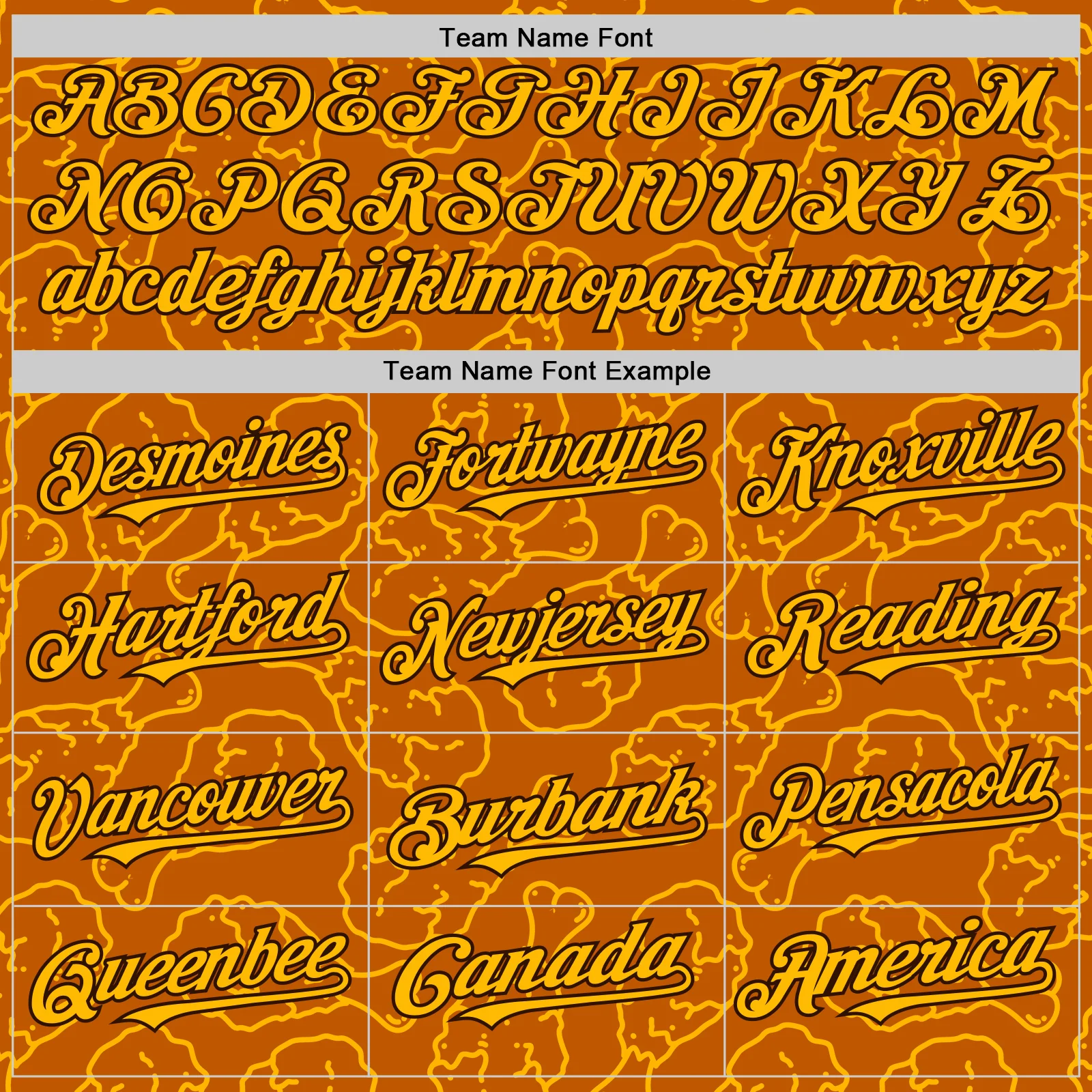 Custom Texas Orange Gold-Black Foodie Fast Food Fried Chicken Authentic Baseball Jersey - Image 4