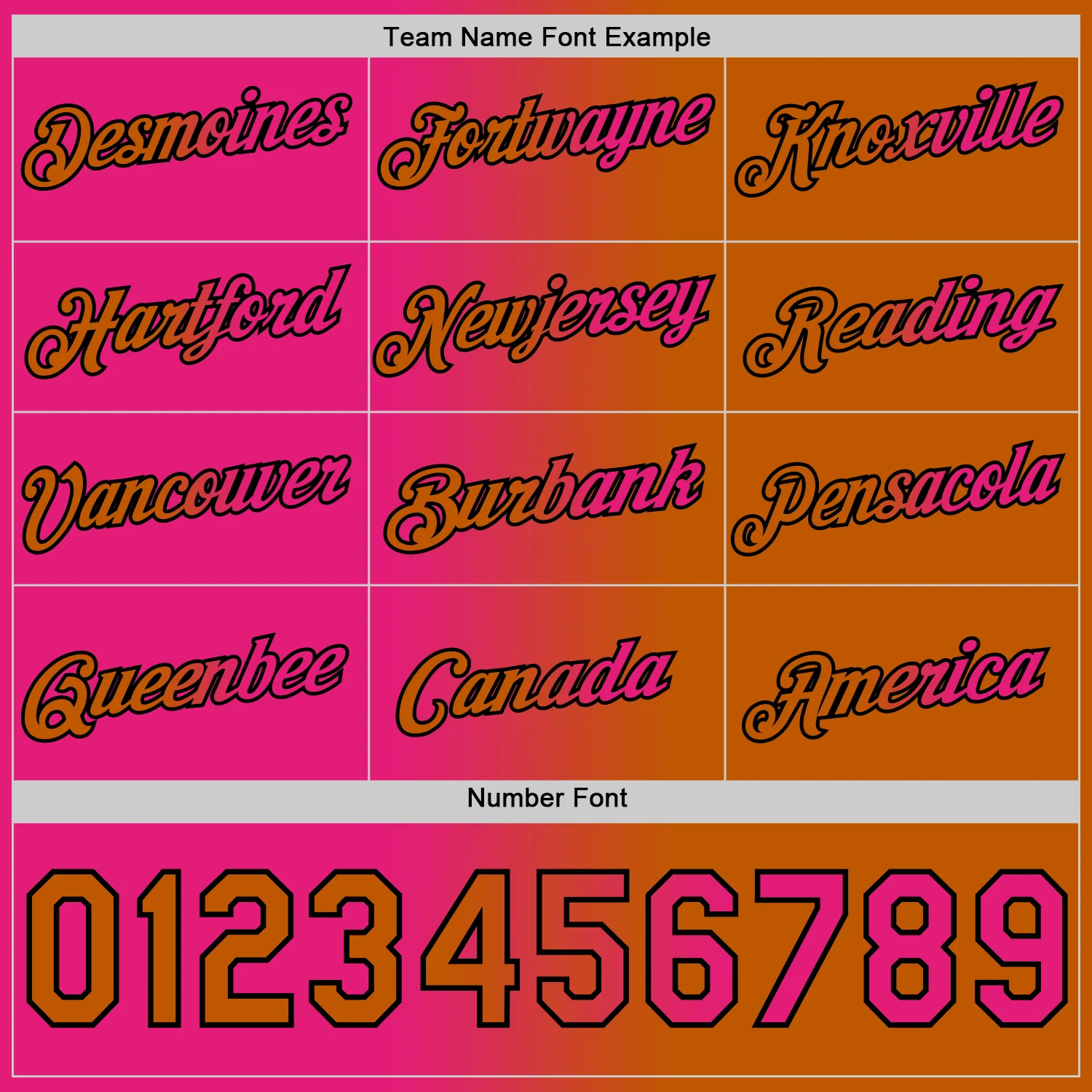Custom Texas Orange Hot Pink-Black Gradient Fashion Performance T-Shirt - Image 4