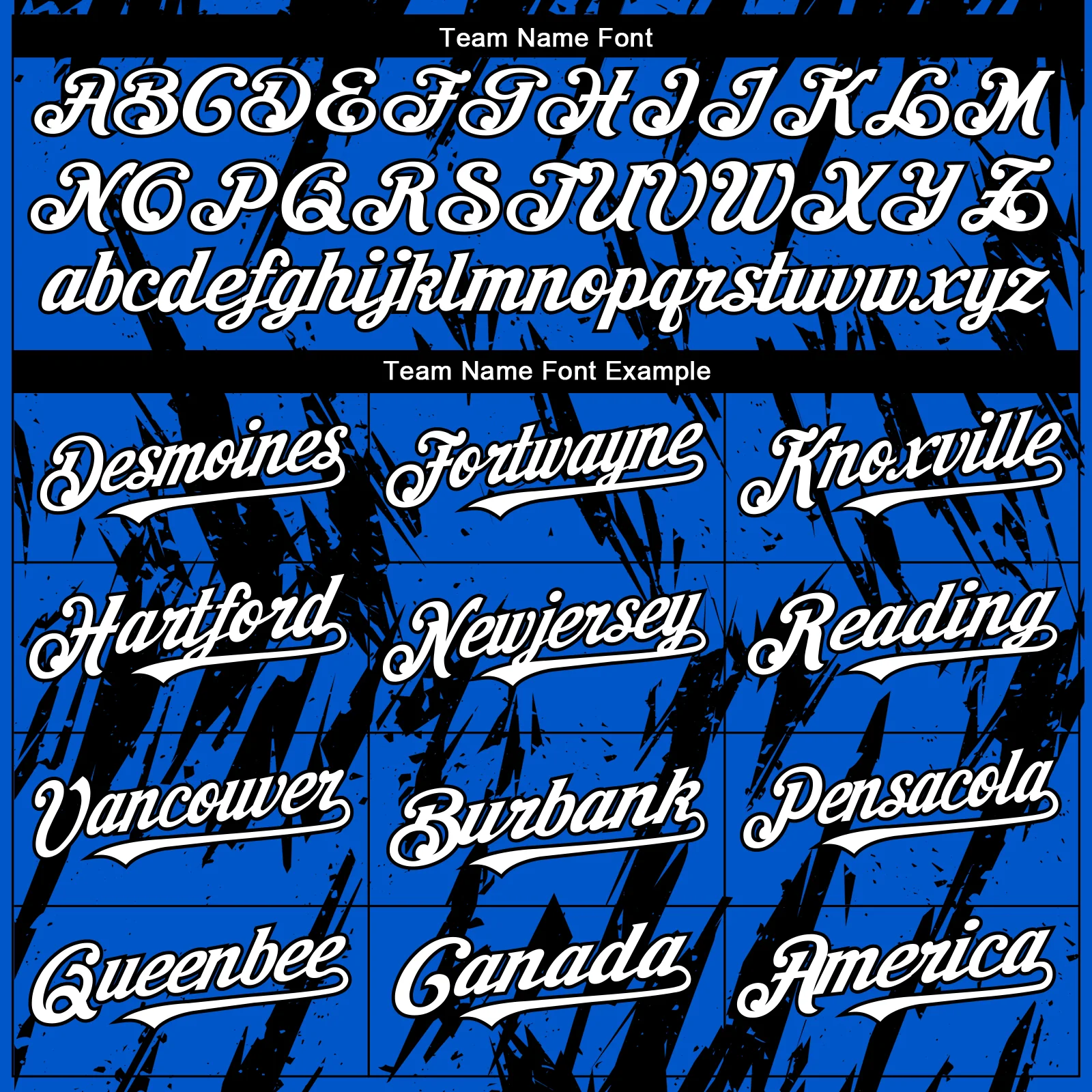 Custom Thunder Blue White-Black Splatter Torn Sharp Brush Stroke Authentic Baseball Jersey - Image 4