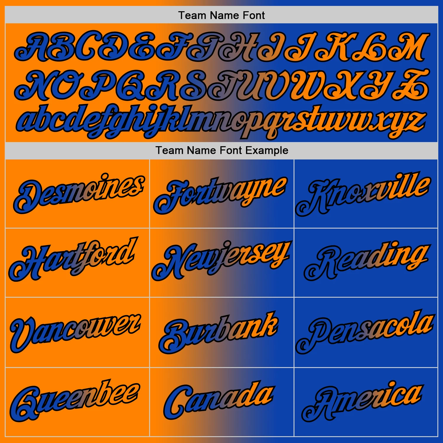 Custom Thunder Blue Bay Orange-Black Gradient Fashion Performance T-Shirt - Image 3