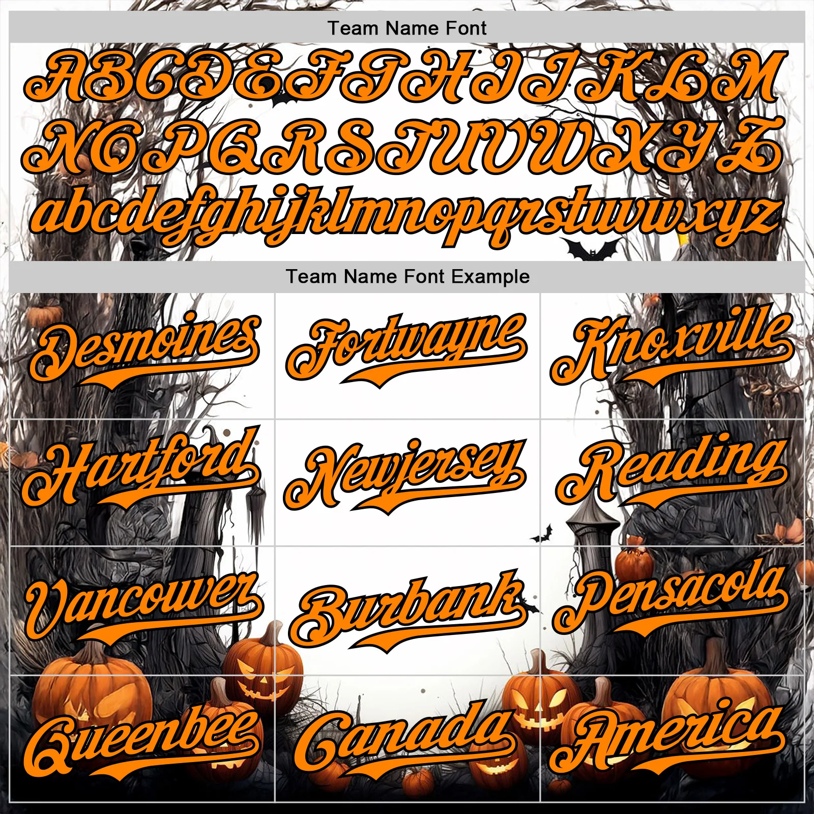 Custom White Bay Orange-Black 3D Halloween Spooky Pumpkin Authentic Baseball Jersey - Image 4