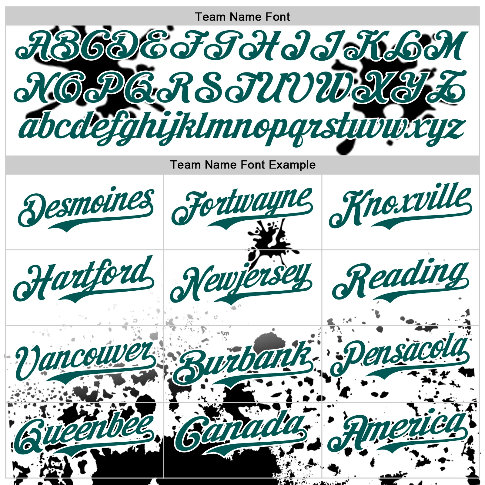 Custom White Midnight Green-Black Splatter Camo Two Tone Authentic Baseball Jersey - Image 4