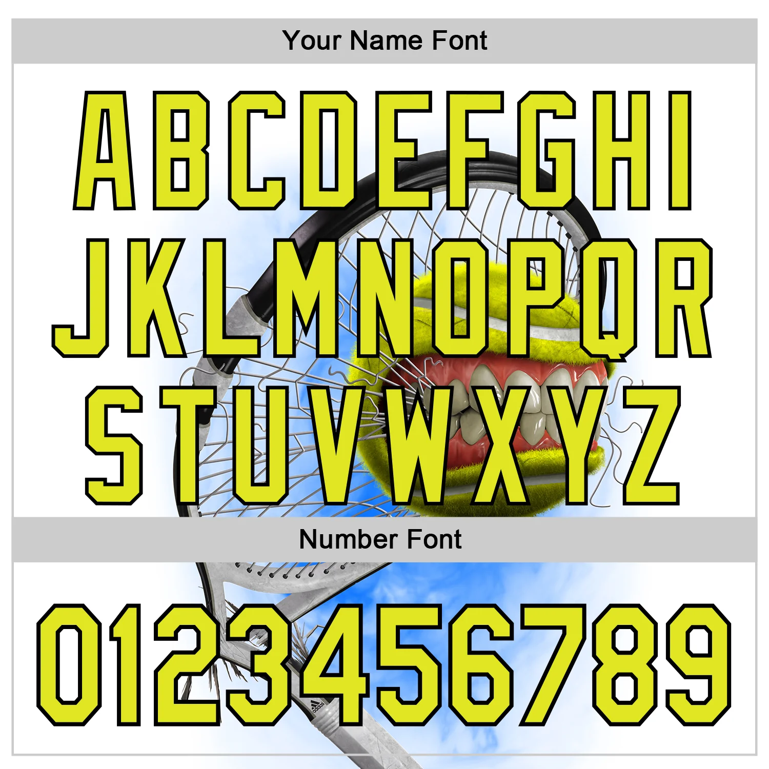 Custom White Neon Yellow-Black Tom Wood Monster Tennis Ball Authentic Baseball Jersey - Image 5