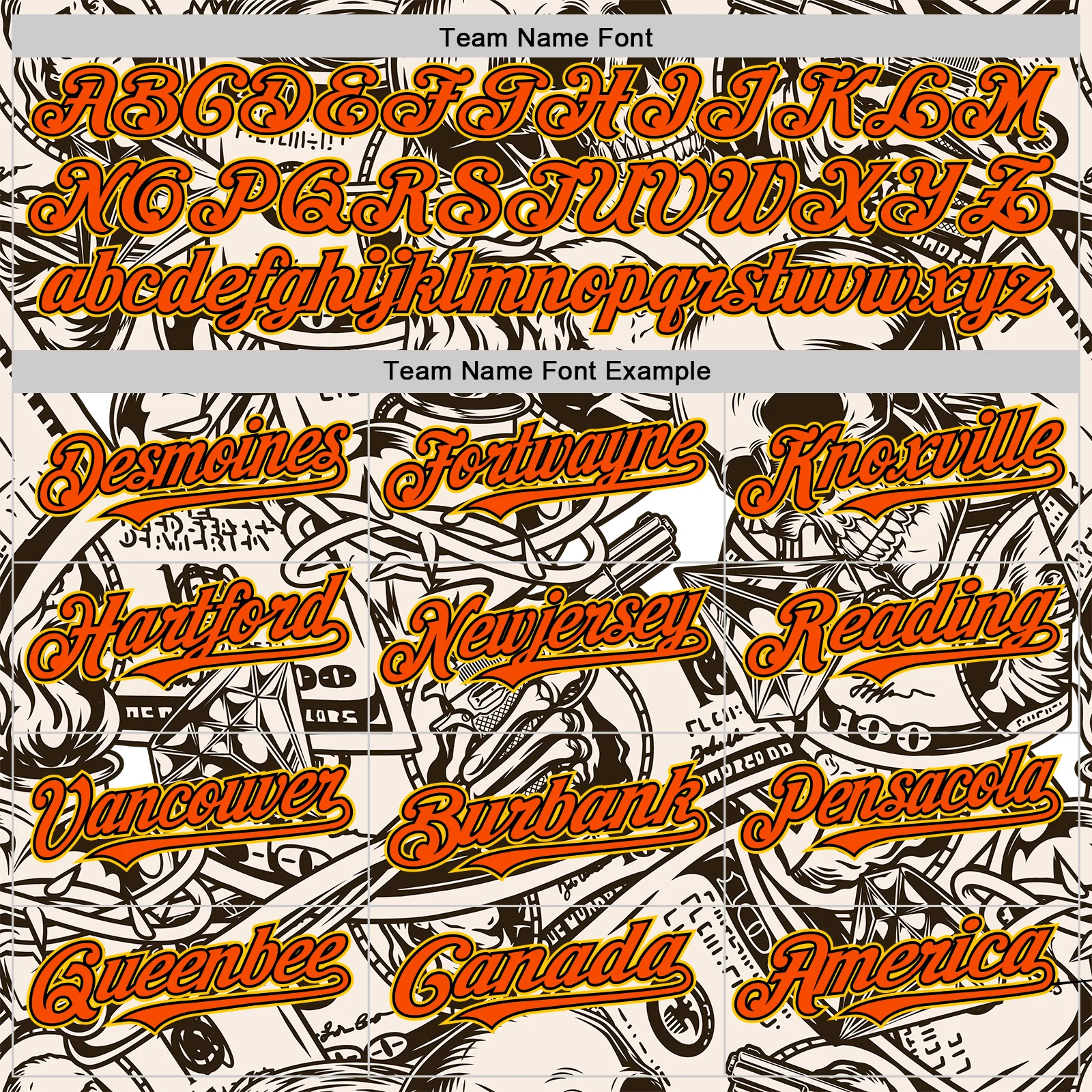 Custom White Orange Black-Yellow 3D Pattern Design Rave Party Vintage Cash Money Authentic Baseball Jersey - Image 4