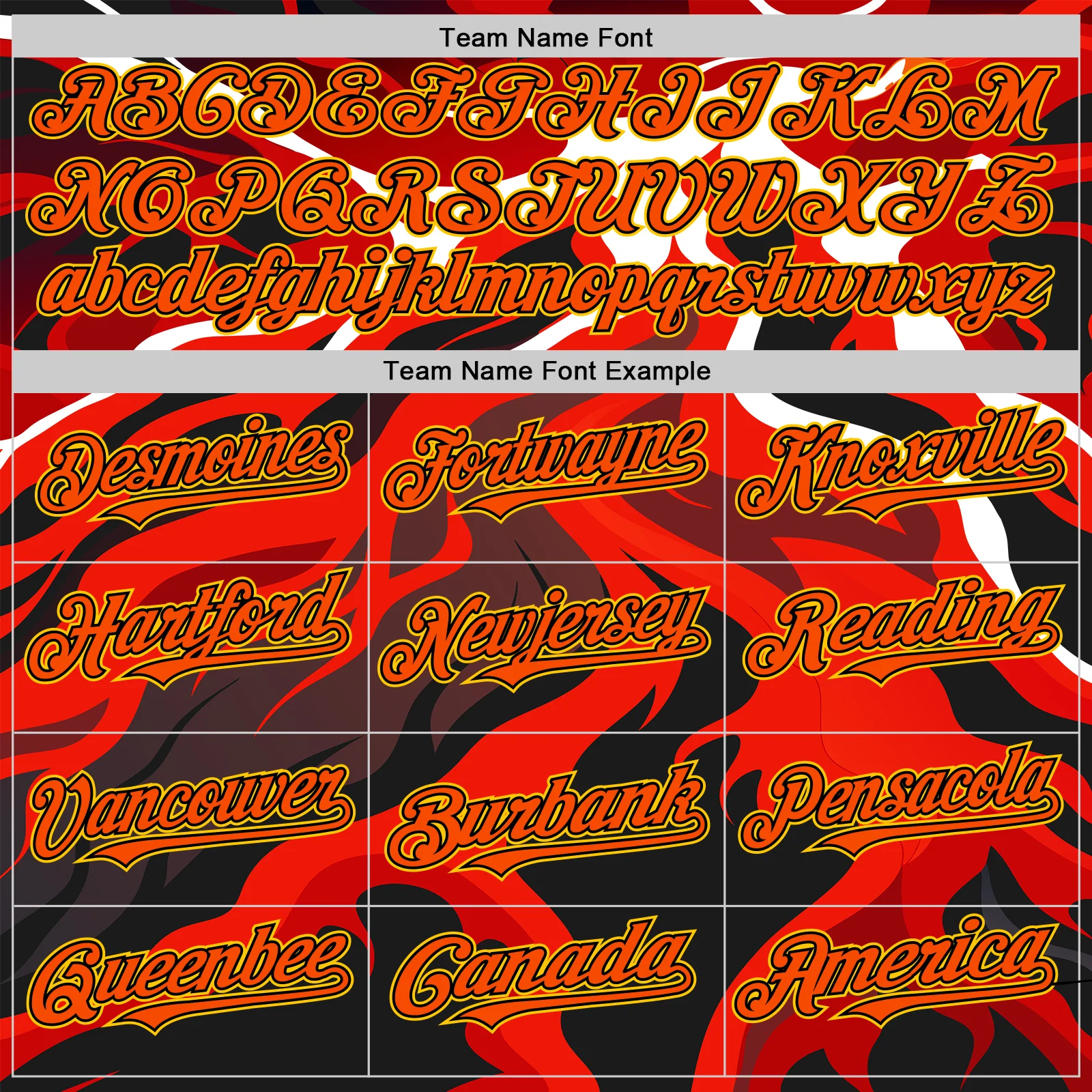 Custom White Orange Black-Yellow 3D Pattern Design Rave Party Flame Lava Authentic Baseball Jersey - Image 4