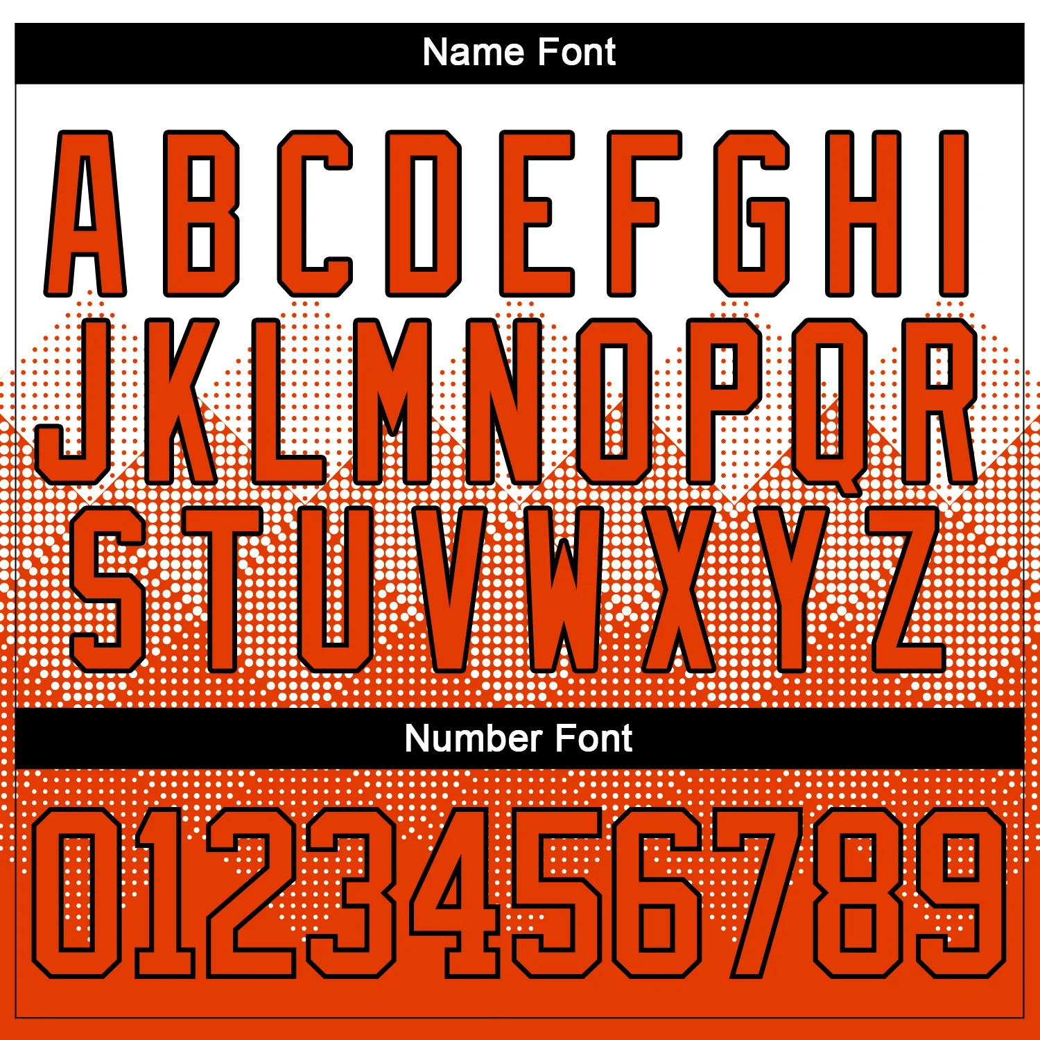 Custom White Orange-Black 3D Pattern Gradient Square Shapes Hockey Lace Neck Jersey - Image 5