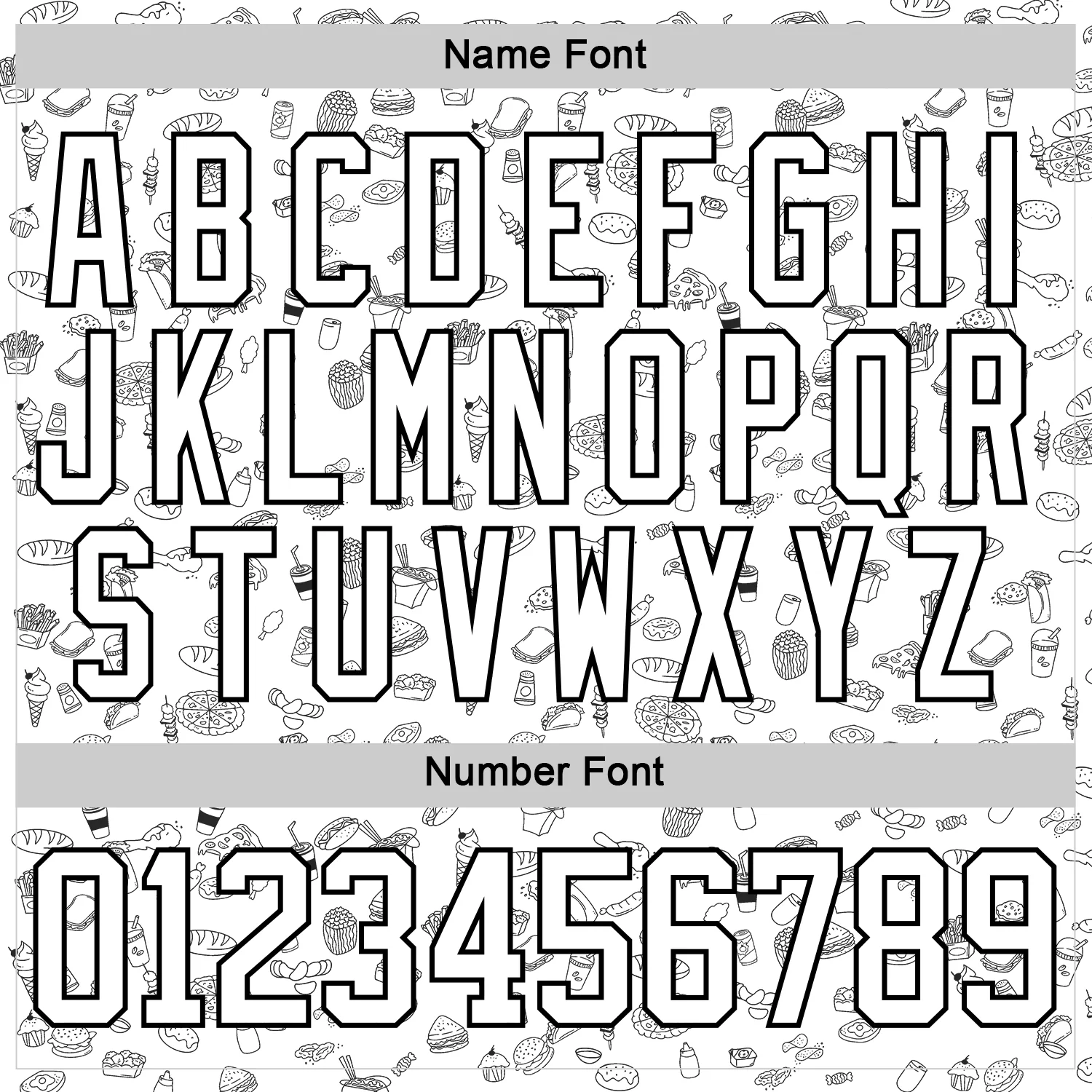 Custom White Black-Gold Foodie Fast Food Hockey Lace Neck Jersey - Image 7