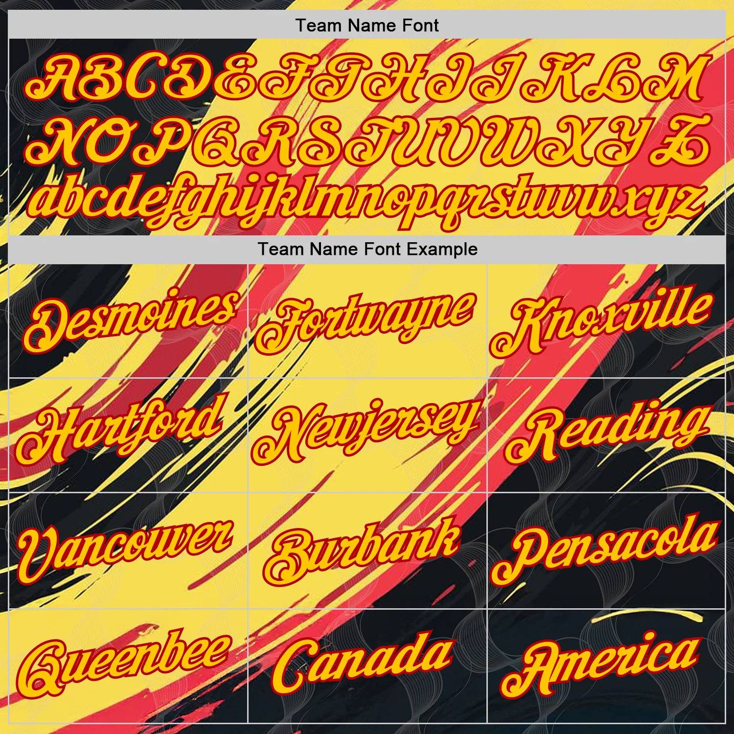 Custom Stitched Yellow Black-Red 3D Pattern Design Germany Inspired Abstract Line Sportswear Pullover Sweatshirt Hoodie - Image 3
