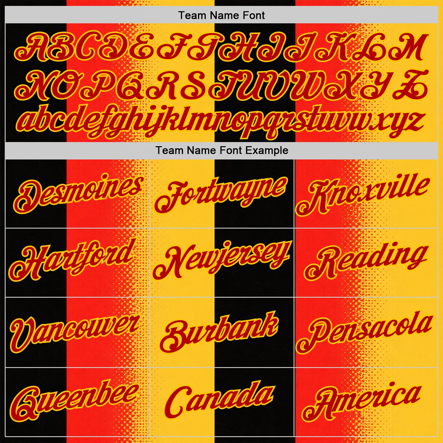 Custom Yellow Red-Black 3D Pattern Design Germany Sportswear Performance T-Shirt - Image 3