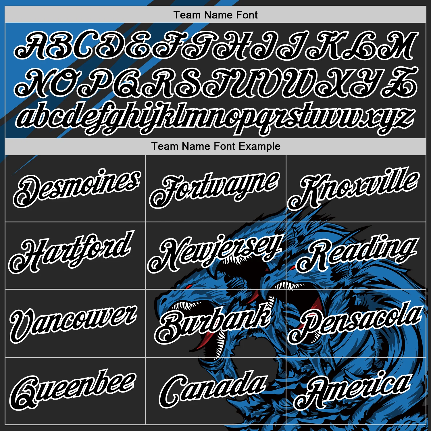 Custom Black Blue-White 3D Esports Performance T-Shirt - Image 3