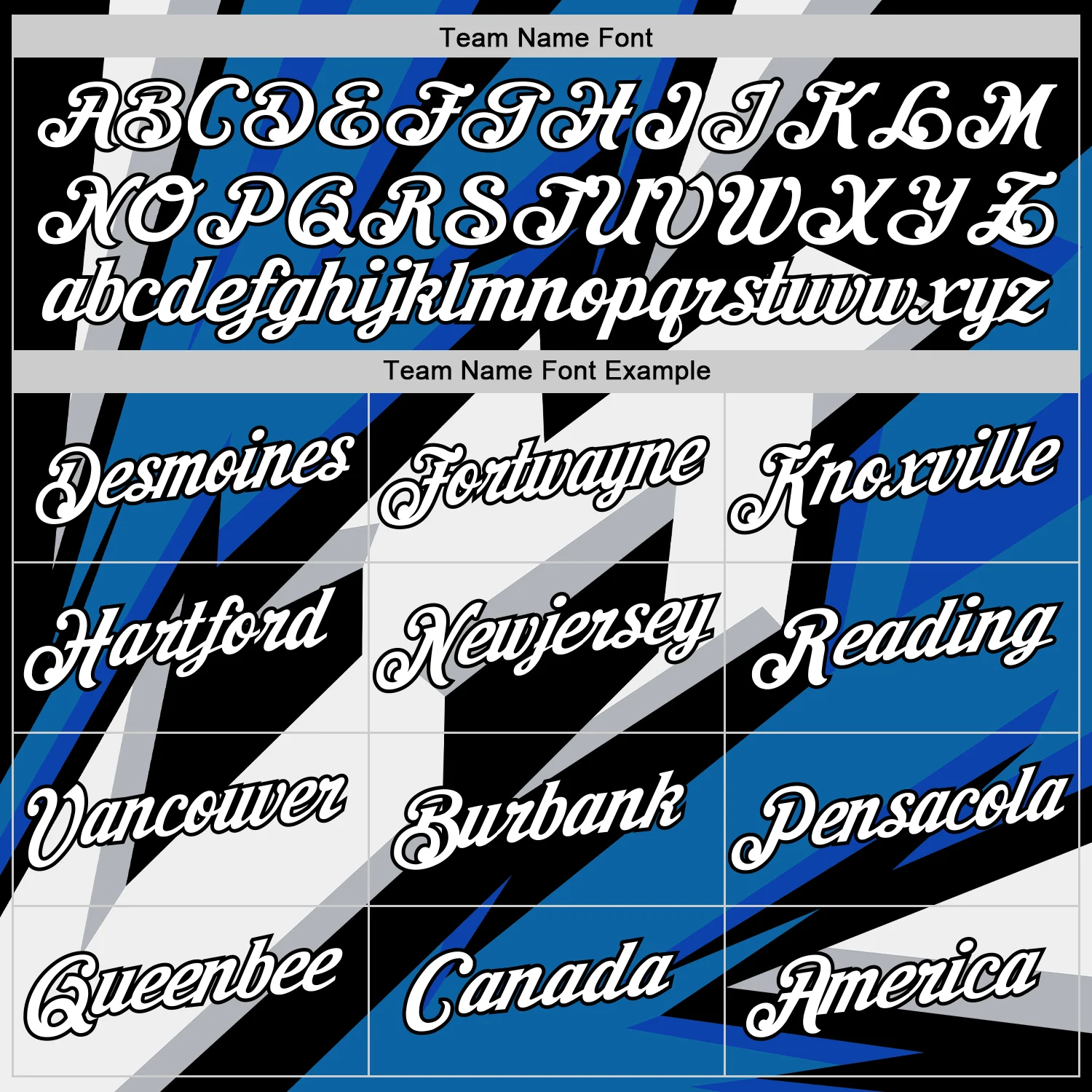 Custom Black White-Blue 3D Esports Performance T-Shirt - Image 3