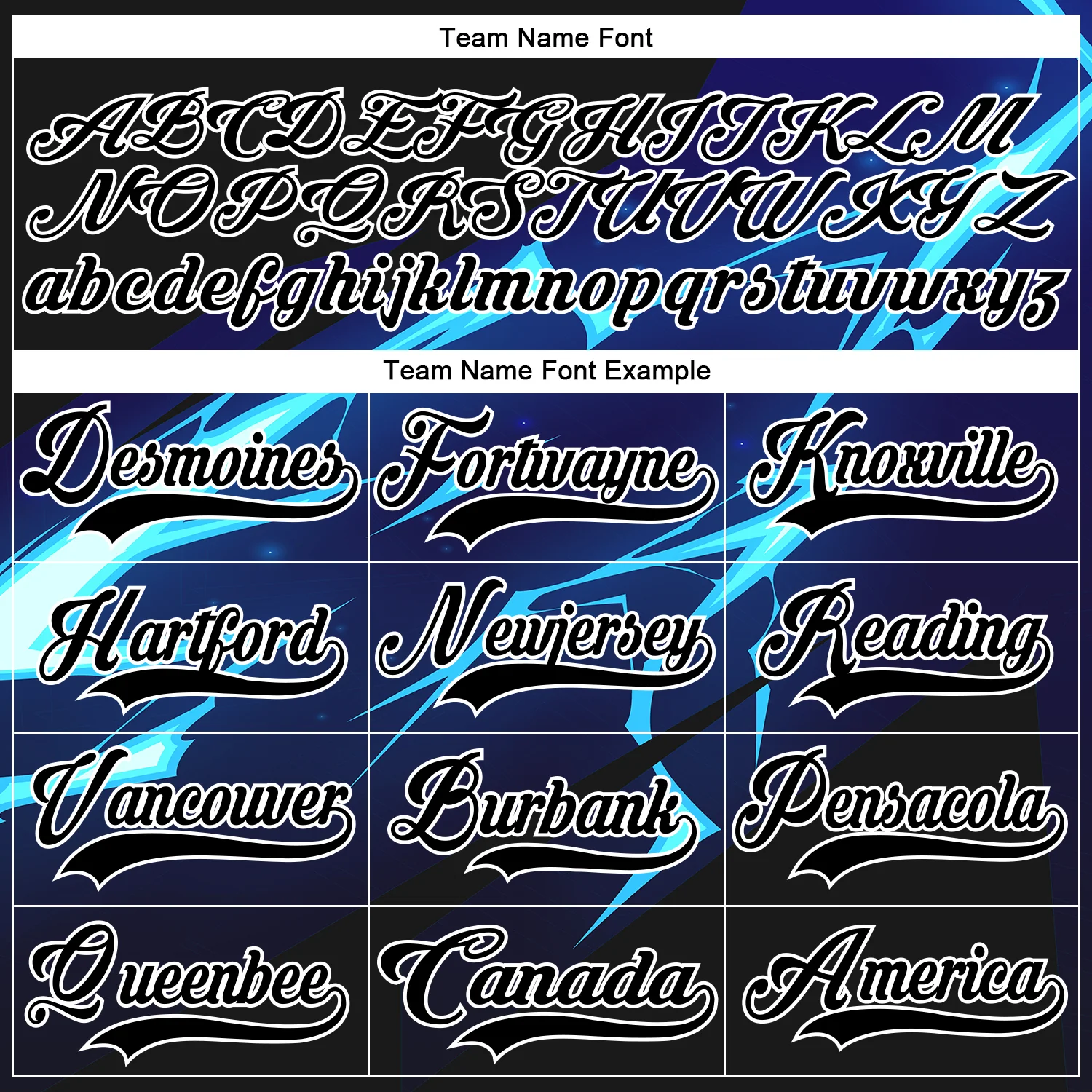 Custom Black Blue-White Lightning Hockey Lace Neck Jersey - Image 6
