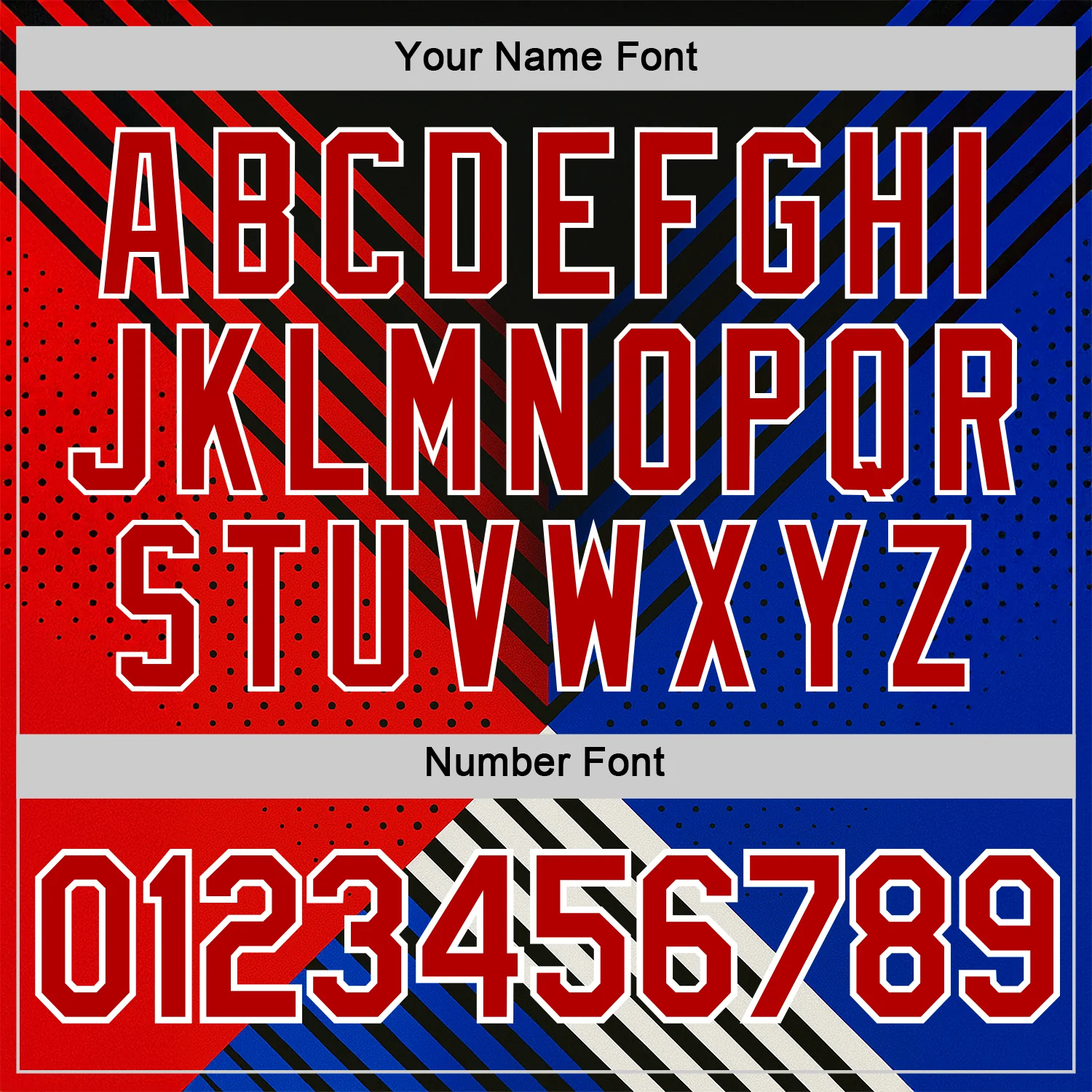 Custom Black Red Blue-White 3D Pattern Design USA Inspired America Sportswear Performance T-Shirt - Image 4