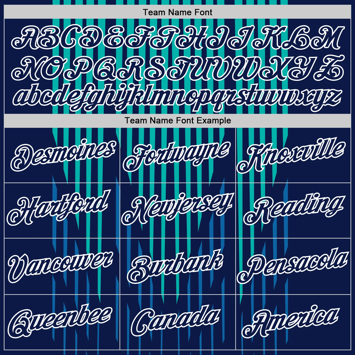 Custom Navy Blue-Aqua 3D Esports Performance T-Shirt - Image 3