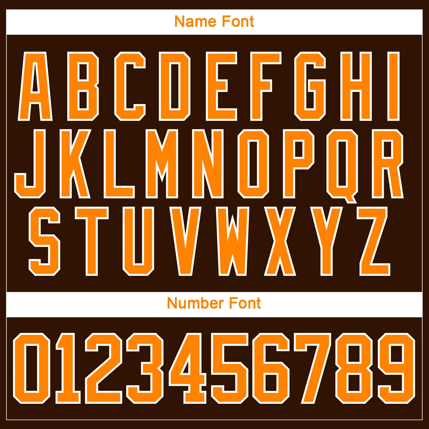 Custom Bay Orange Brown-White 3D Pattern Geometric Shape Hockey Lace Neck Jersey - Image 7