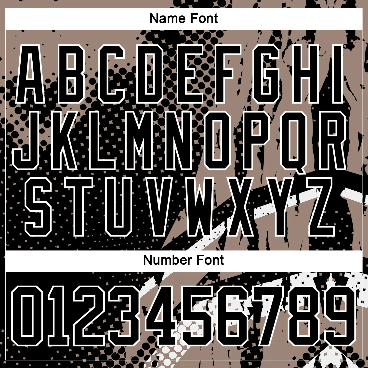 Custom Black Brown-White 3D Pattern Abstract Hockey Lace Neck Jersey - Image 5