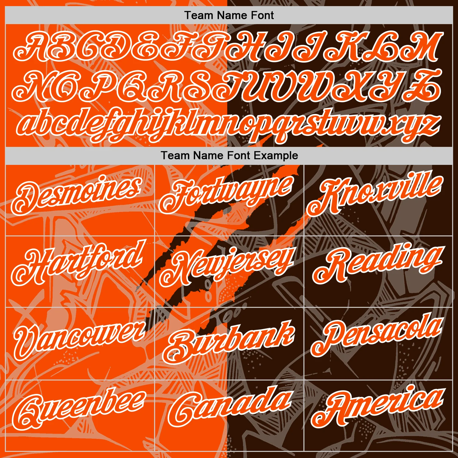 Custom Graffiti Pattern Orange Brown-White 3D Scratch Performance Polo Shirt - Image 4