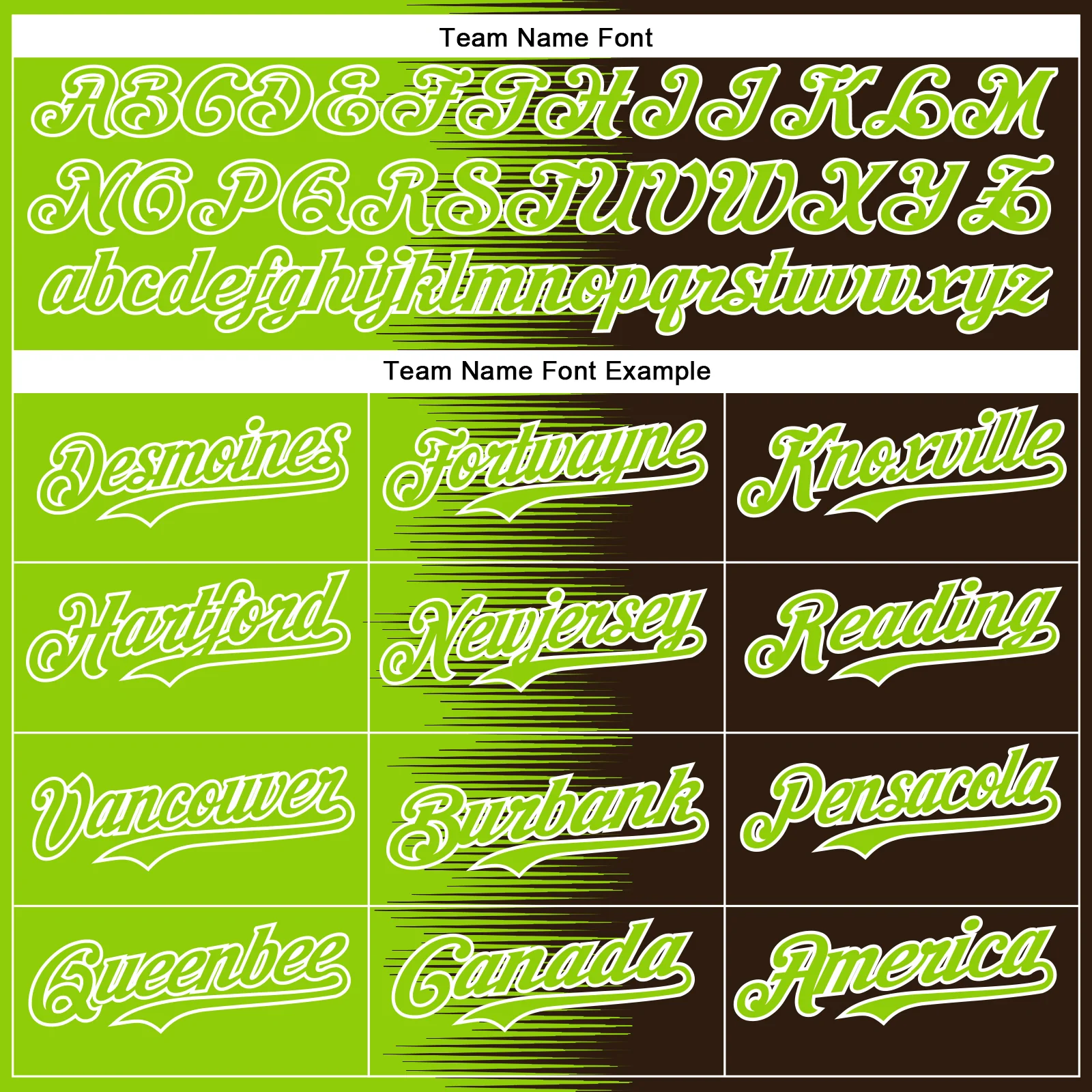 Custom Neon Green Brown-White Gradient Line Bomber Full-Snap Varsity Letterman Hoodie Jacket - Image 5