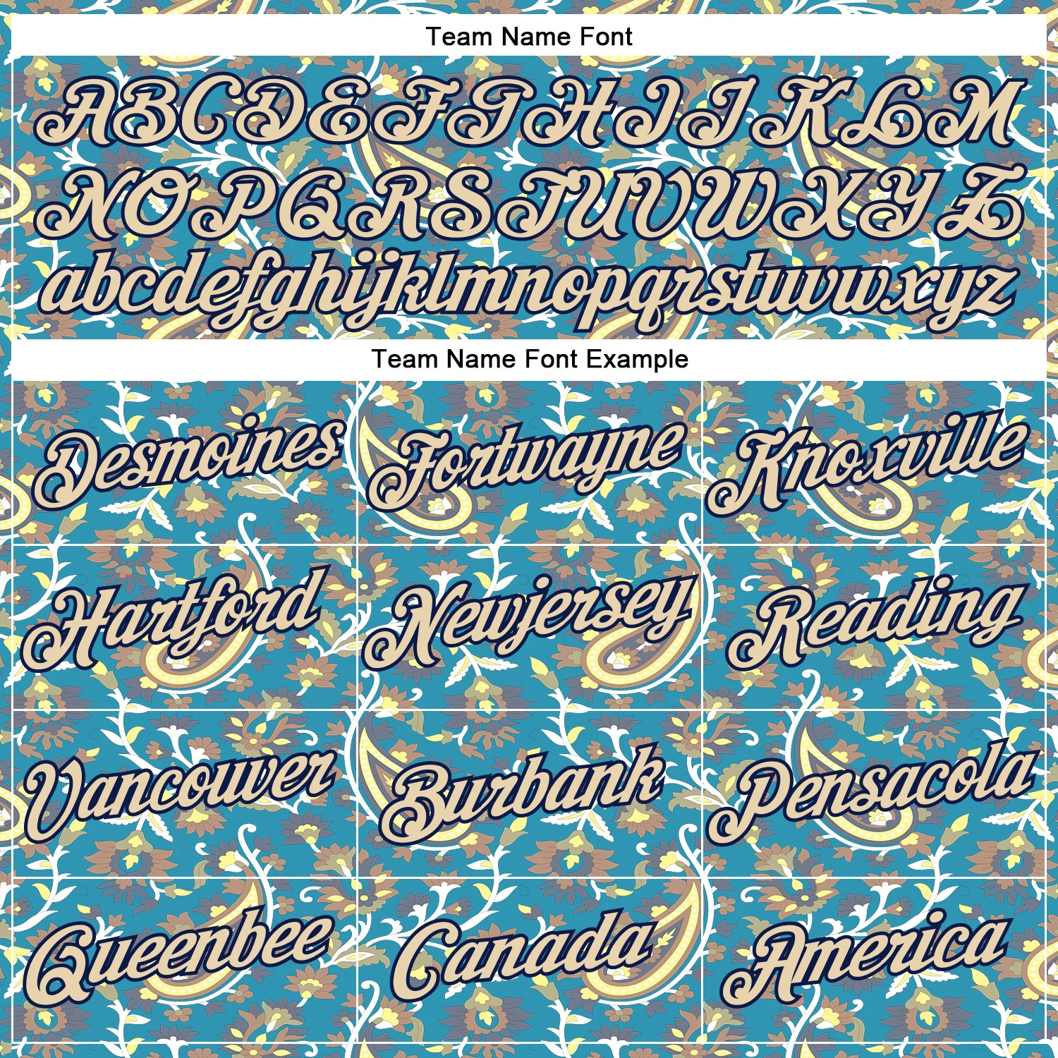 Custom Stitched Panther Blue City Cream-Brown 3D Pattern Design Ethnic Paisley Floral Bandana Sports Pullover Sweatshirt Hoodie - Image 3