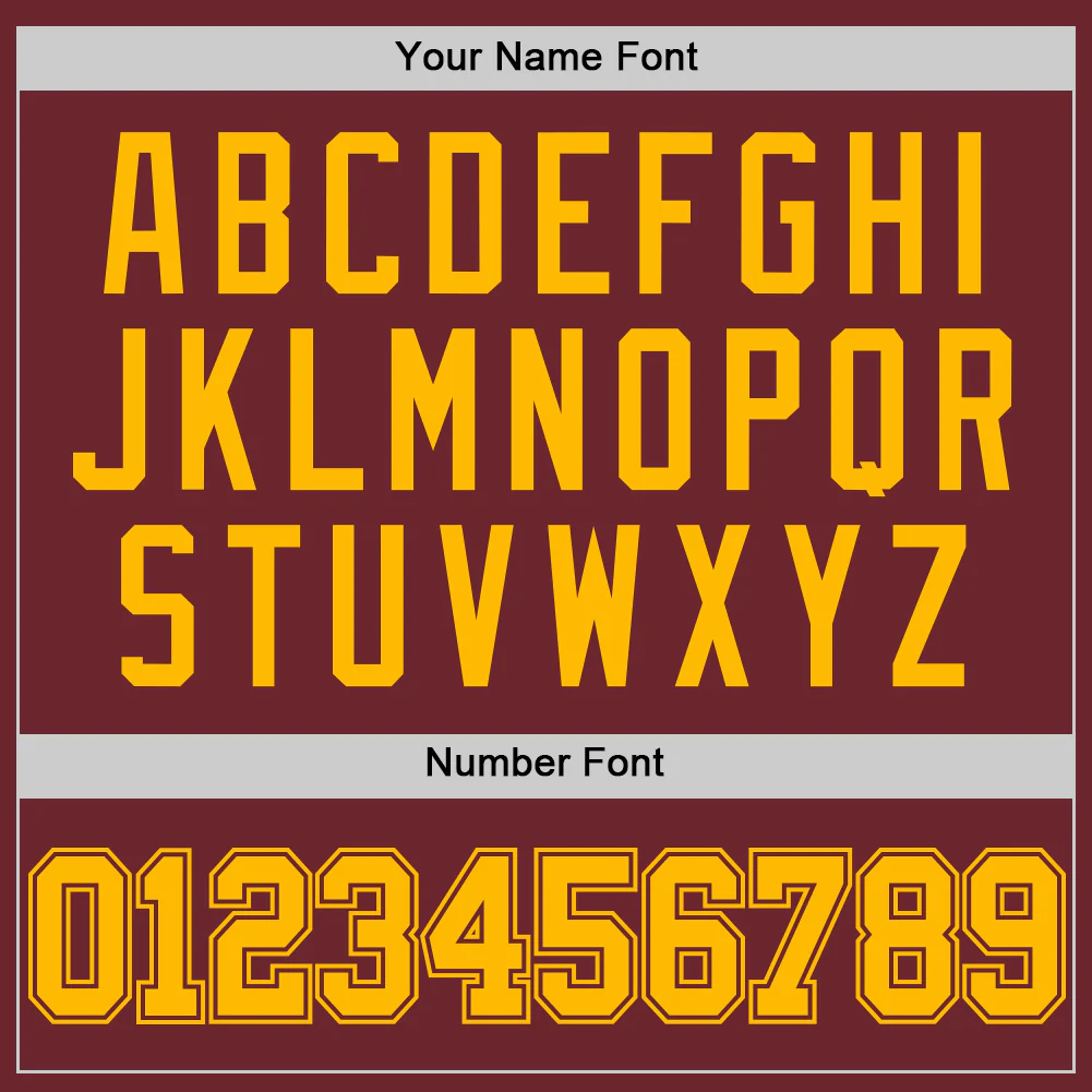 Custom Burgundy Gold Authentic Basketball Jersey - Image 4