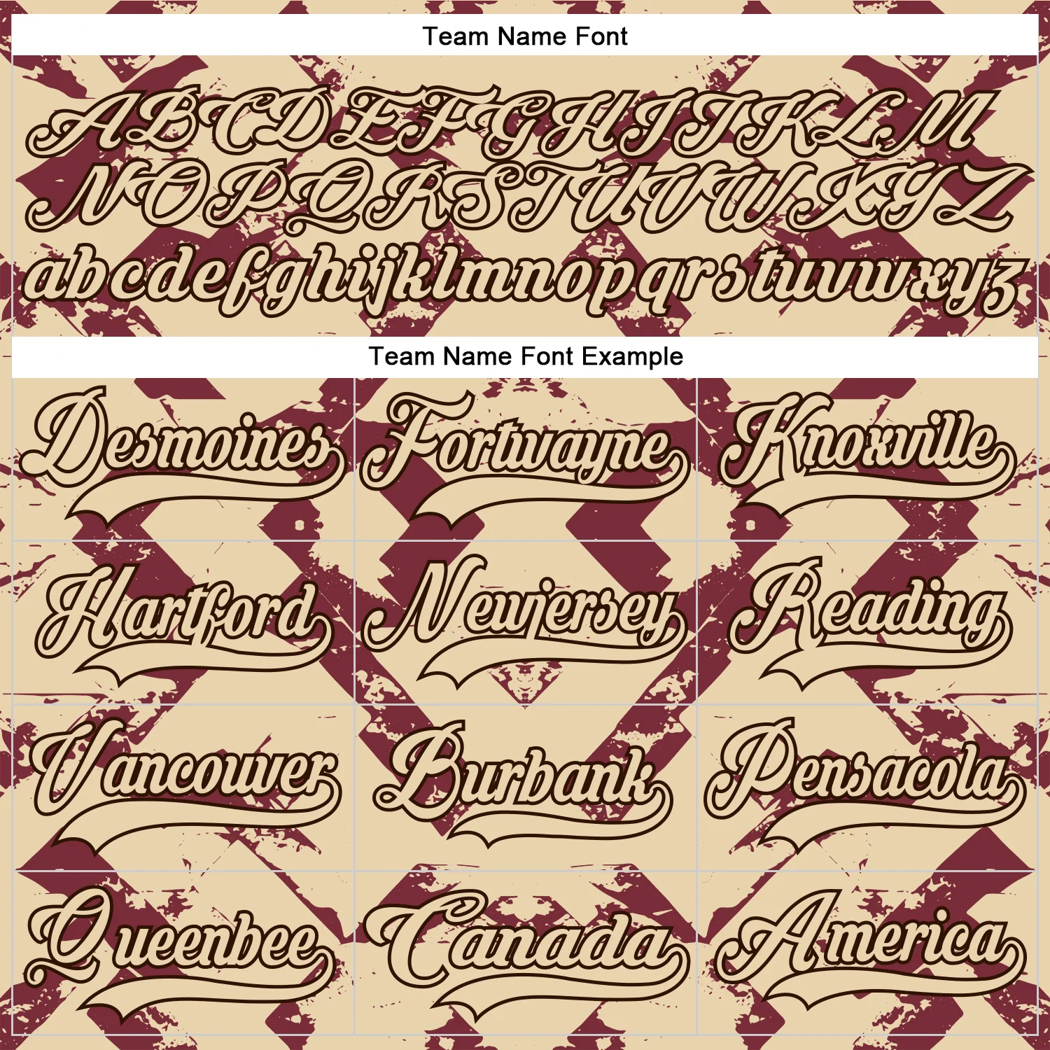 Custom City Cream Burgundy-Brown Tribal Indigenous Grunge Splash Hockey Lace Neck Jersey - Image 6