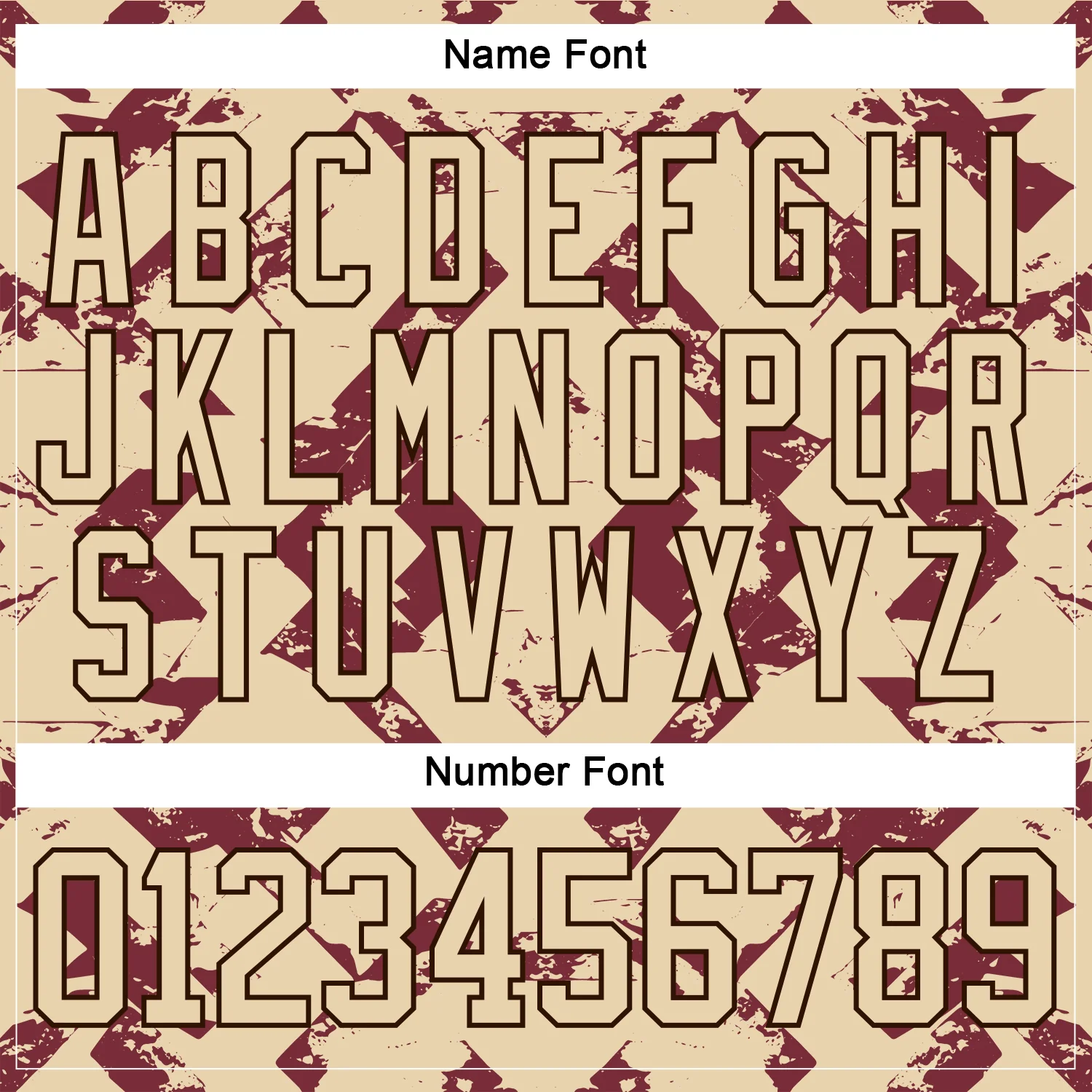 Custom City Cream Burgundy-Brown Tribal Indigenous Grunge Splash Hockey Lace Neck Jersey - Image 7