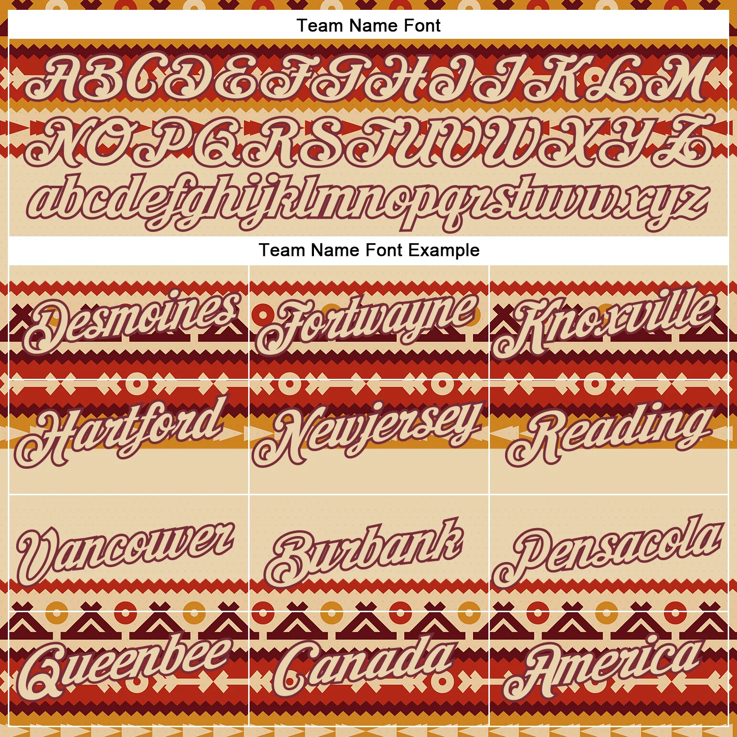 Custom City Cream Burgundy 3D Pattern Design Western Cowboy Tribal Ethnic Sports Pullover Sweatshirt Hoodie - Image 3
