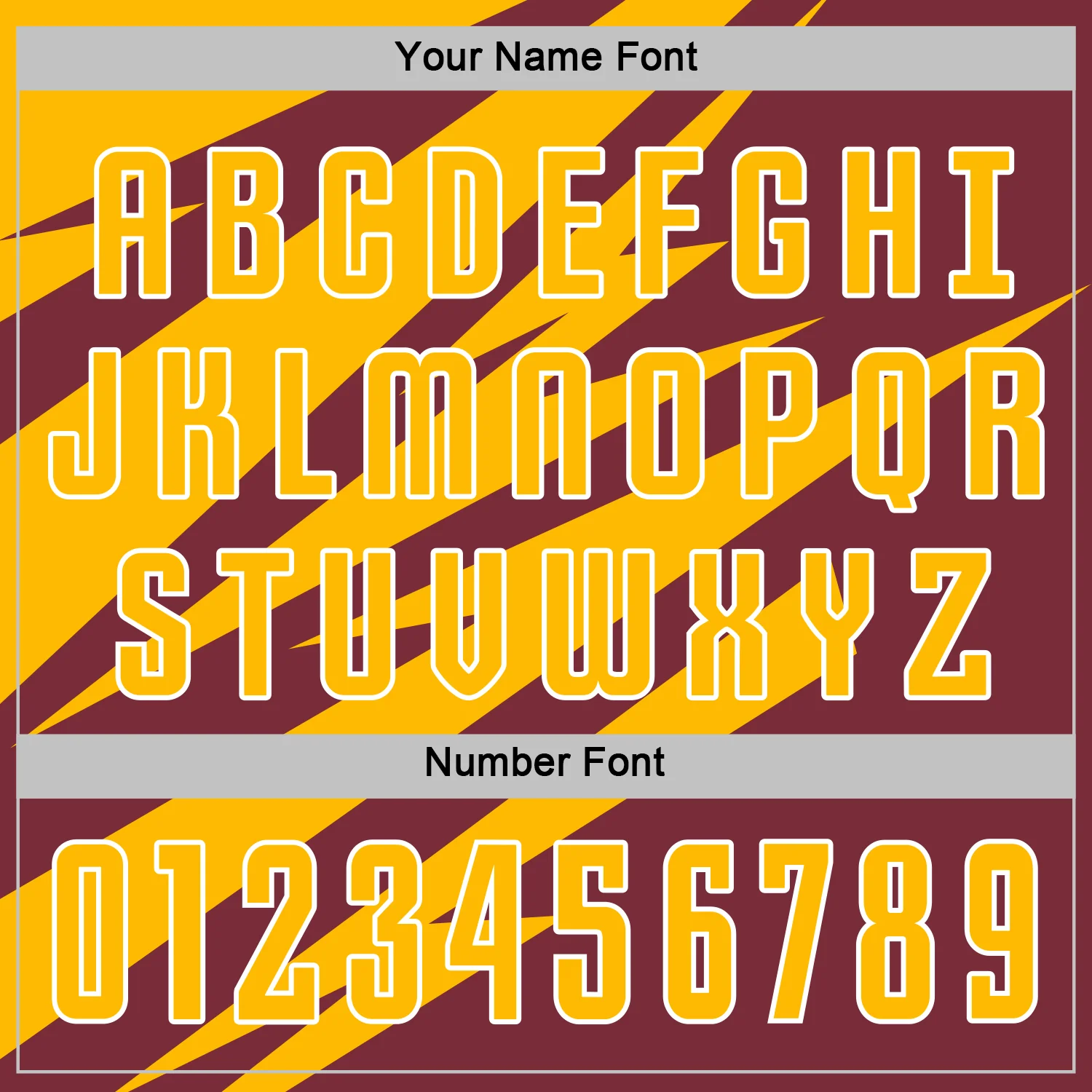 Custom Gold Burgundy-White Abstract Line Sports Sublimation Soccer Uniform Jersey - Image 6