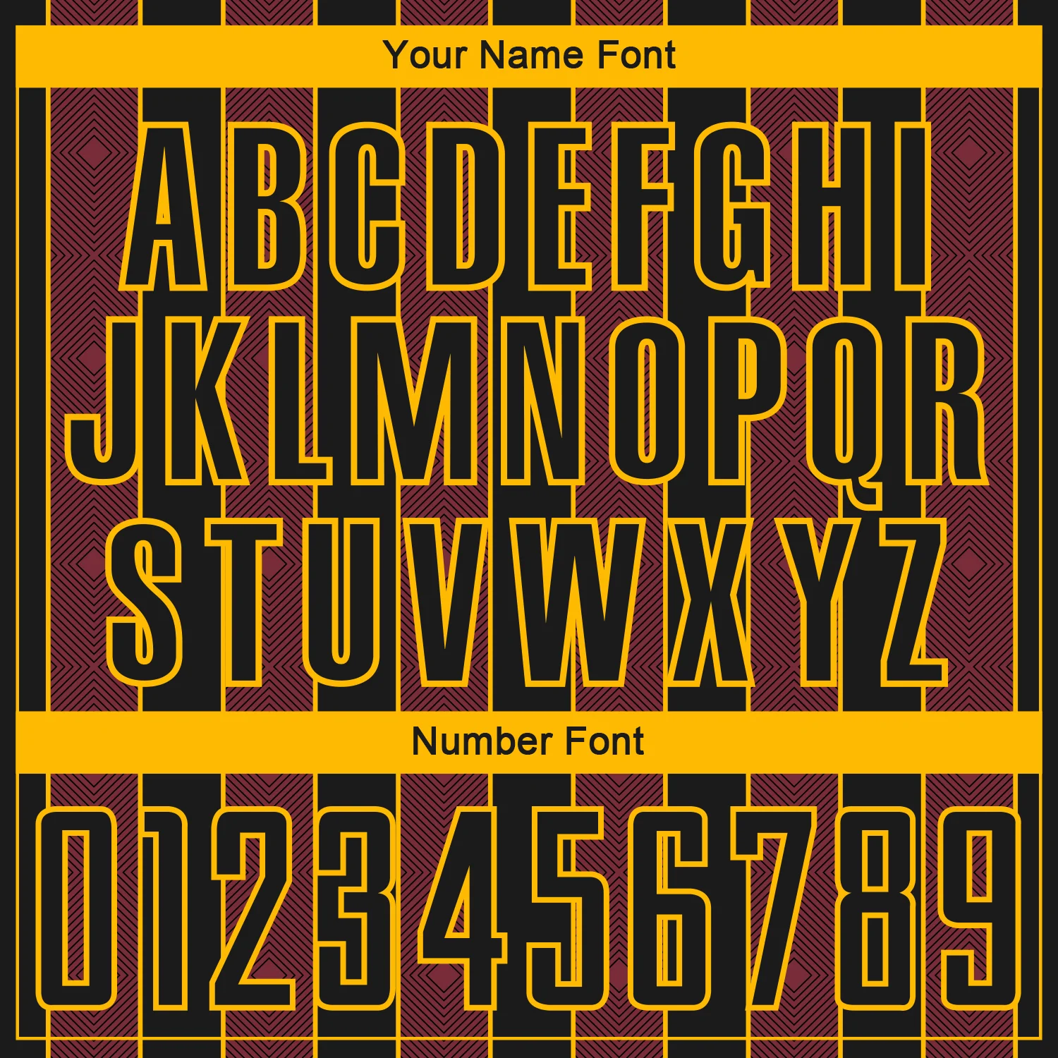 Custom Black Burgundy-Gold Pinstripe Line Sports Sublimation Soccer Uniform Jersey - Image 6